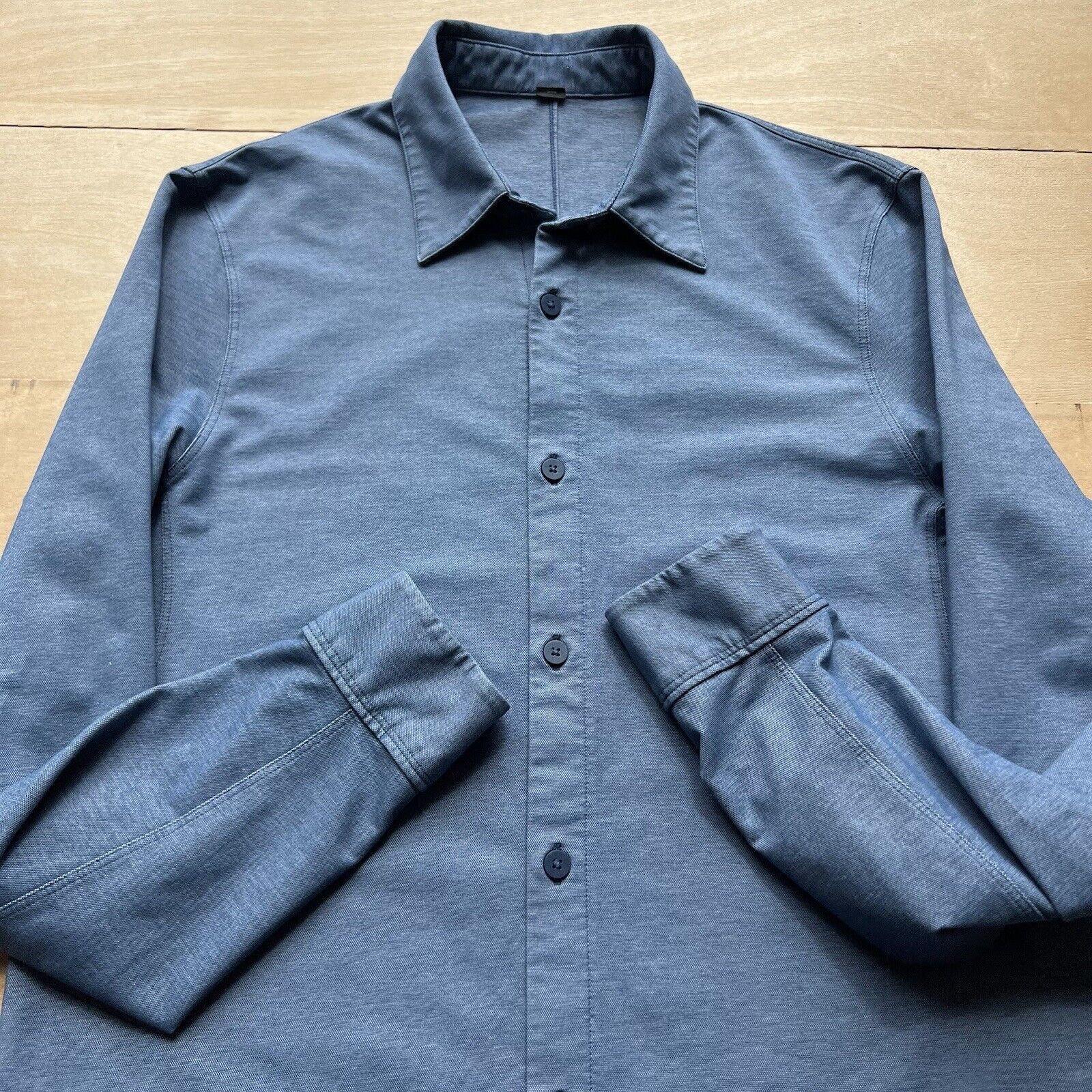 Lululemon Lululemon Button Down Shirt Blue Casual Workwear Commission Size US S / EU 44-46 / 1 - 3 Thumbnail