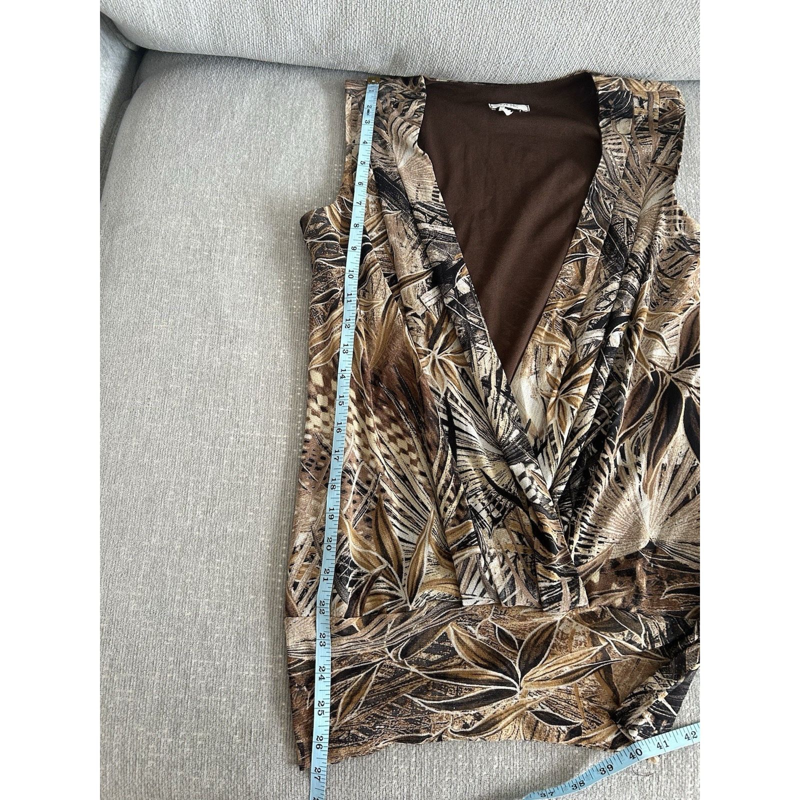 Other Cache Y2K Forrest Plunge Sirencore Stretch Top L Mermeid Size L / US 10 / IT 46 - 9 Thumbnail