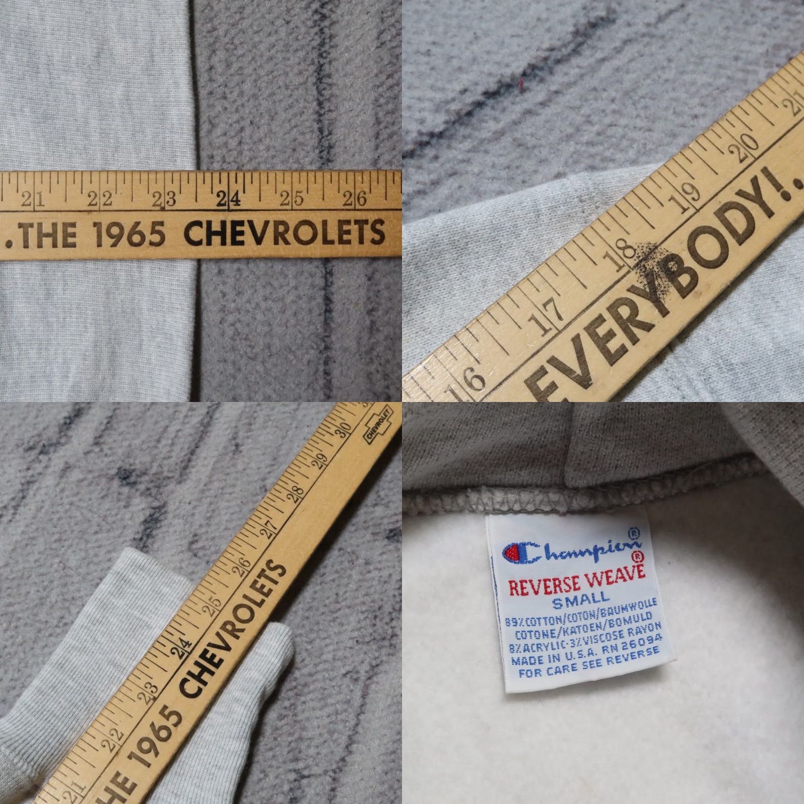 Champion Vintage Champion Reverse Weave Hoodie Sweatshirt Mens S Heather Size US S / EU 44-46 / 1 - 8 Thumbnail