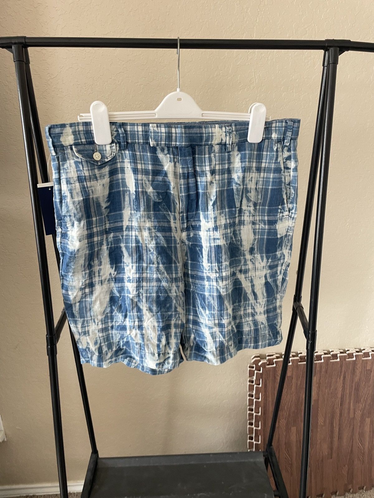 Polo Ralph Lauren Indian Madras Linen Plaid shorts nwt 79.50 Size US 36 / EU 52 - 1 Thumbnail