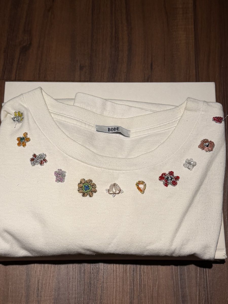 Bode Beaded Necklace T-Shirt Size US L / EU 52-54 / 3 - 2 Thumbnail