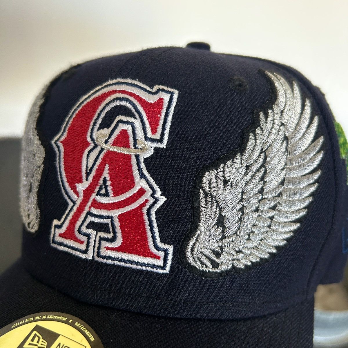 New Era *7 3/8* 1-of-1 NEW ERA California Angels Hand-Sewn Fitted Size ONE SIZE - 4 Thumbnail