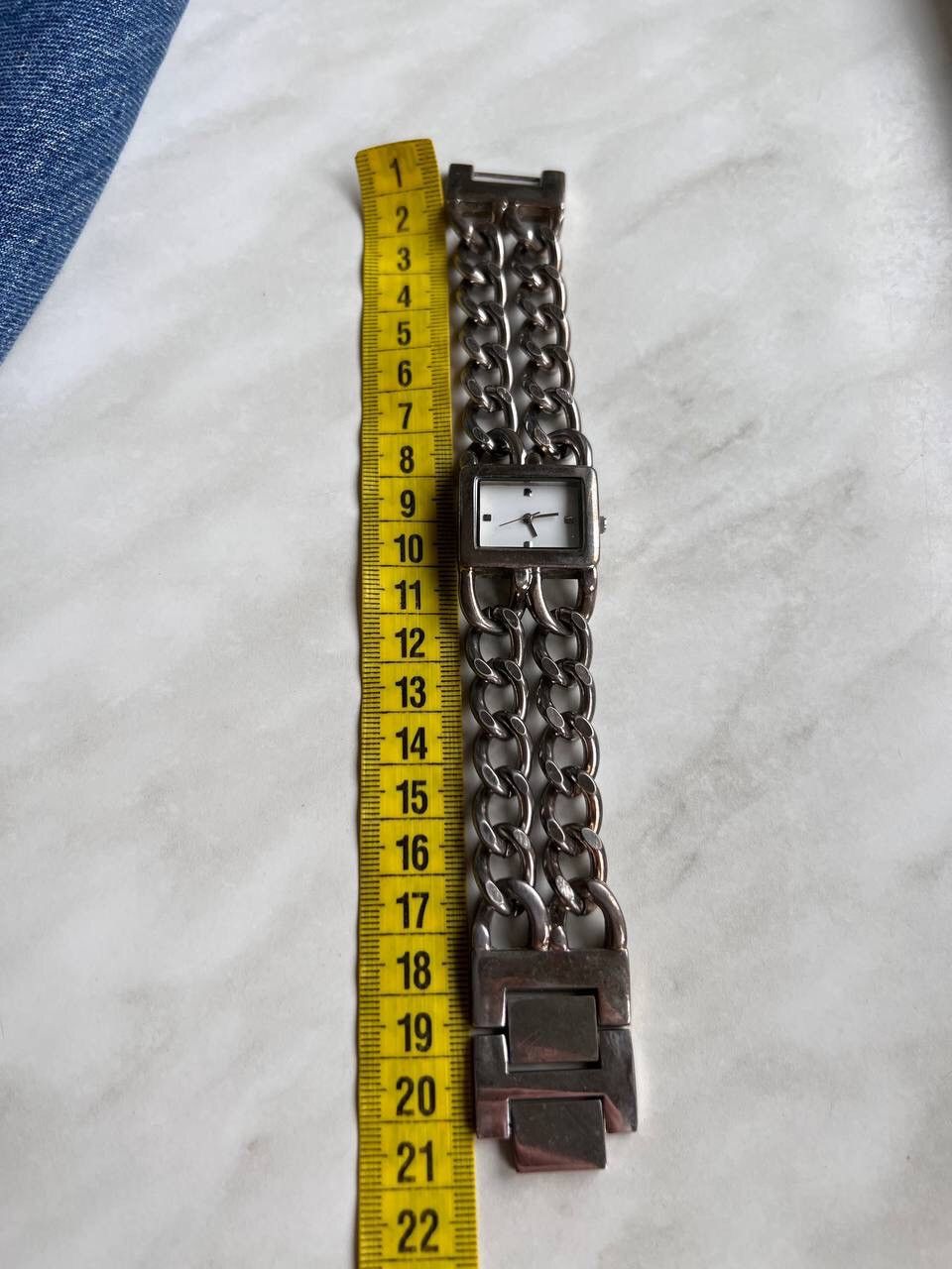 Japanese Brand × Vintage Vintage Japanese style Chain Metal futuristic Watch Bracelet Size ONE SIZE - 5 Thumbnail