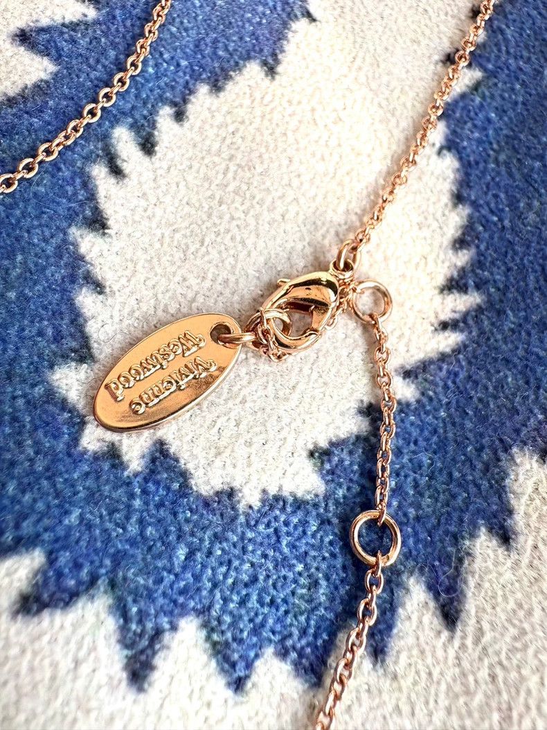 Vivienne Westwood Vivienne Westwood Vintage Pink Cat's Eye Stone Saturn Rose Size ONE SIZE - 5 Thumbnail