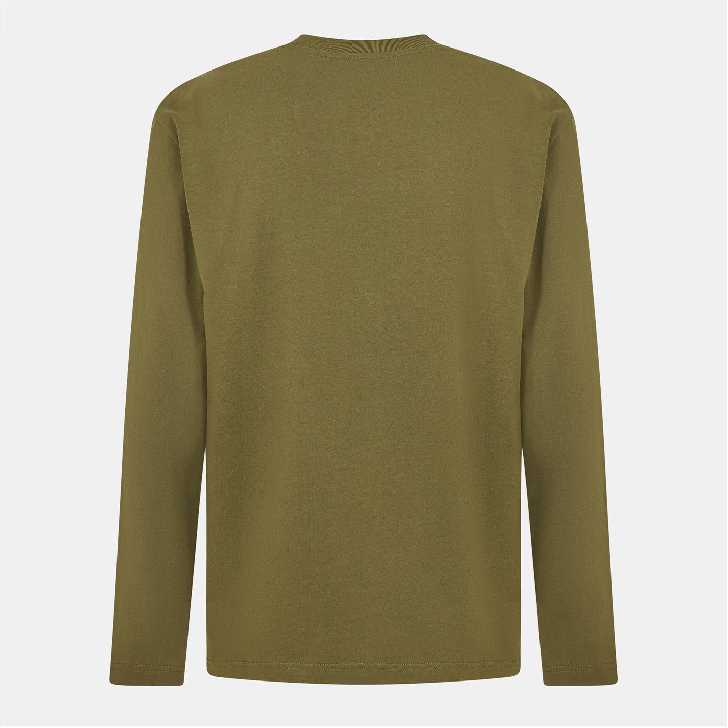 Off-White o1g2r1mq0226 Skate Long Sleeve T-Shirt In Olive Green Size US M / EU 48-50 / 2 - 2 Thumbnail