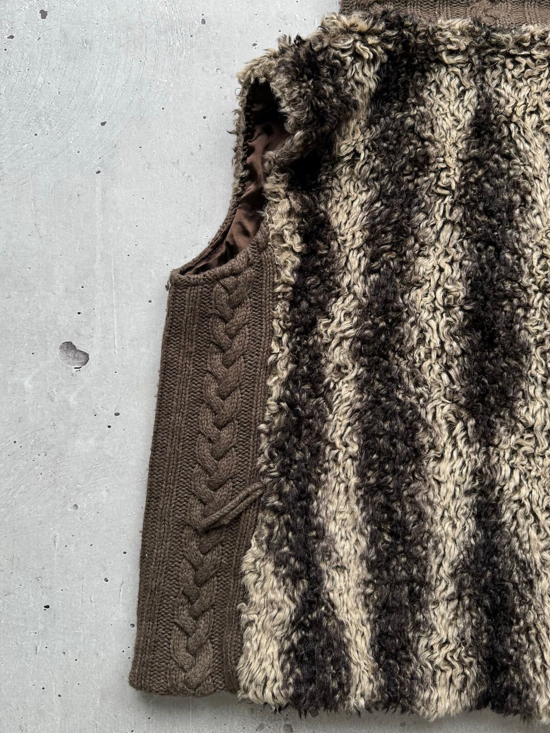 Japanese Brand Vintage Knit Fur Vest Size M / US 6-8 / IT 42-44 - 8 Thumbnail