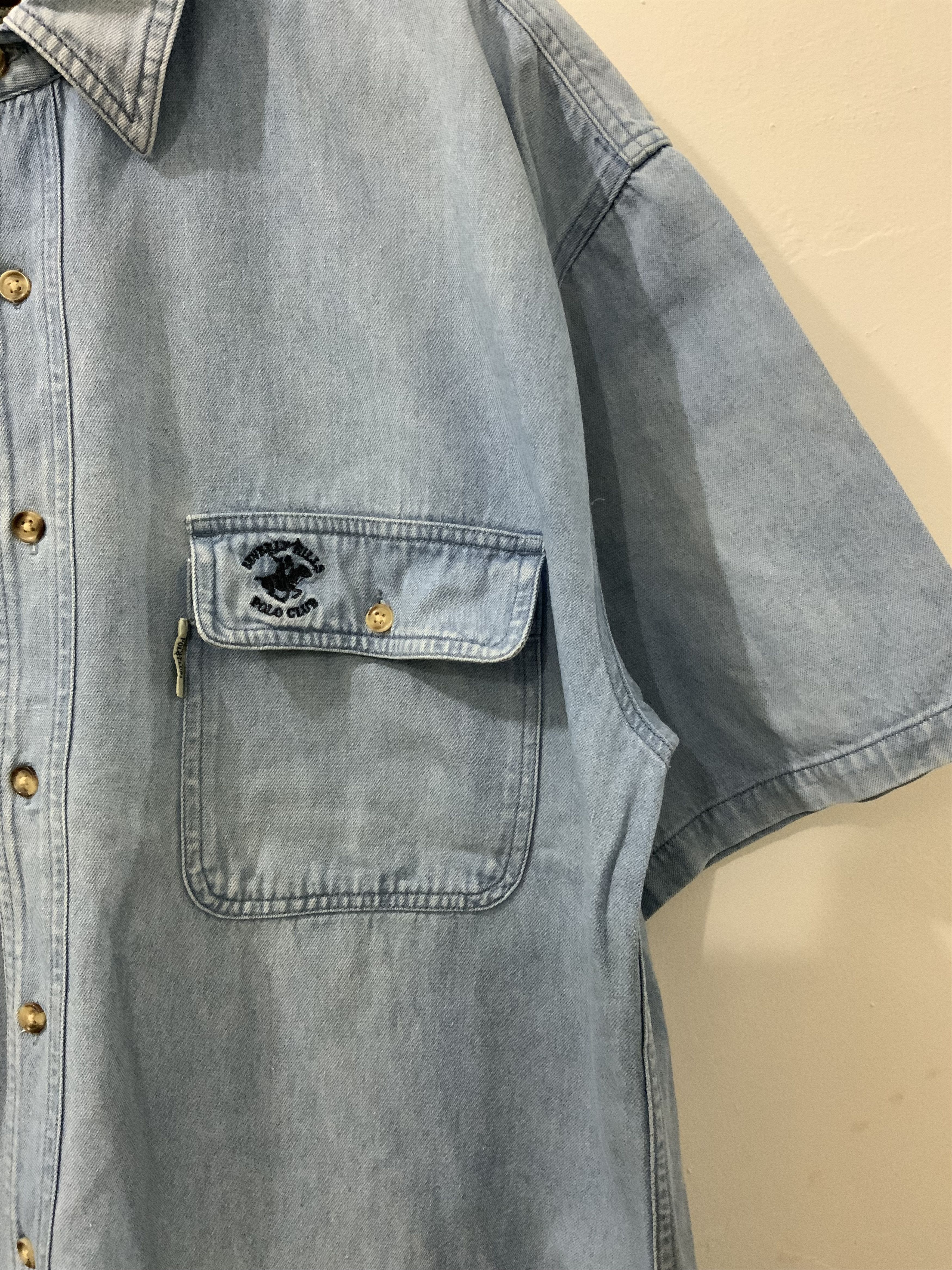 Beverly Hills Polo Club Beverly Hills Polo Club Denim Button Up Size US XL / EU 56 / 4 - 7 Thumbnail