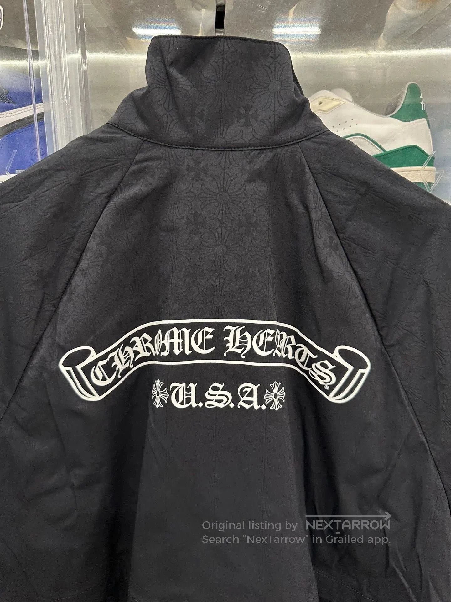 Chrome Hearts black chrome hearts nylon windbreaker jacket. Size US L / EU 52-54 / 3 - 4 Thumbnail