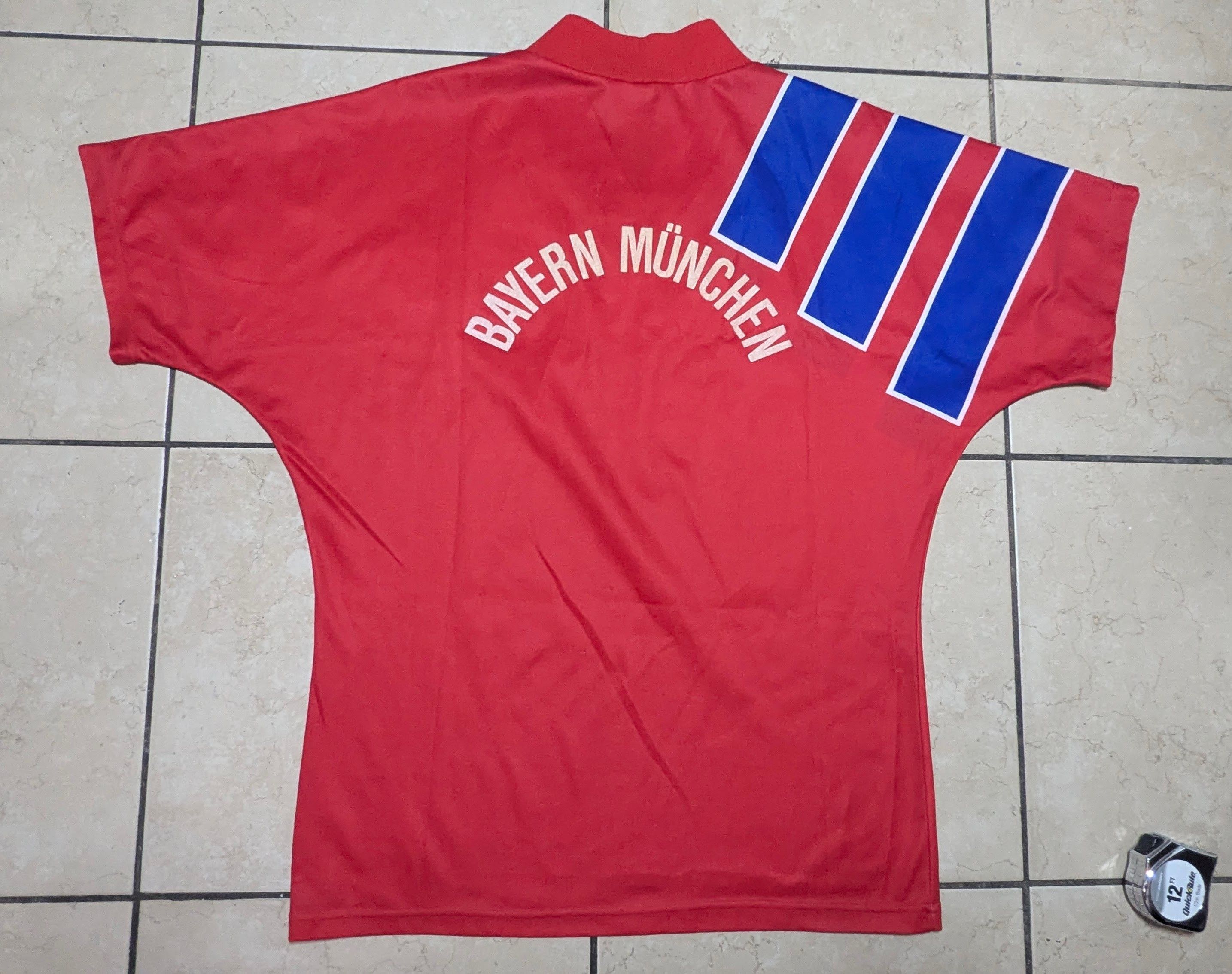 Adidas Adidas Equipment 1992 Bayern Munchen Home Red Jersey Small Size US S / EU 44-46 / 1 - 6 Thumbnail