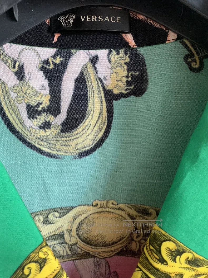 Versace Versace Cupid print Hawaiian shirt Size US M / EU 48-50 / 2 - 3 Thumbnail