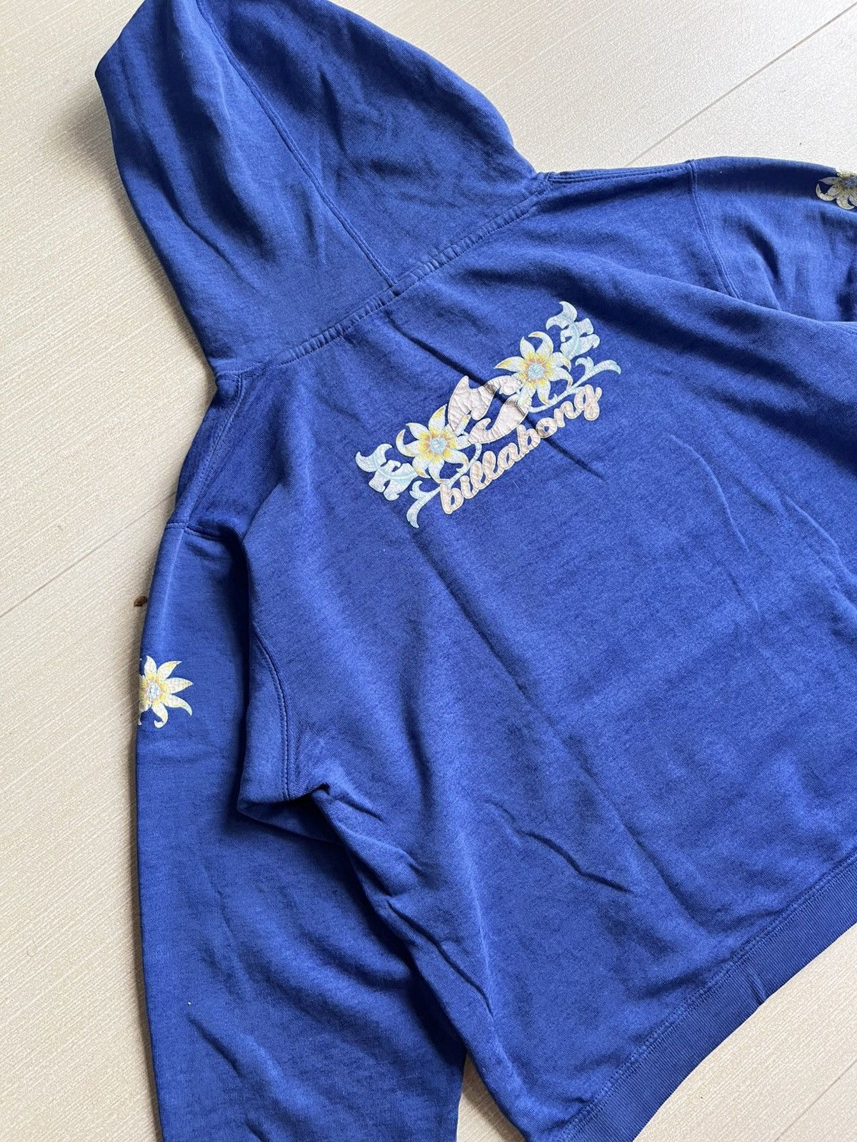 Billabong 80's Billabong Flower Hoodie (RARE) Size US L / EU 52-54 / 3 - 5 Thumbnail