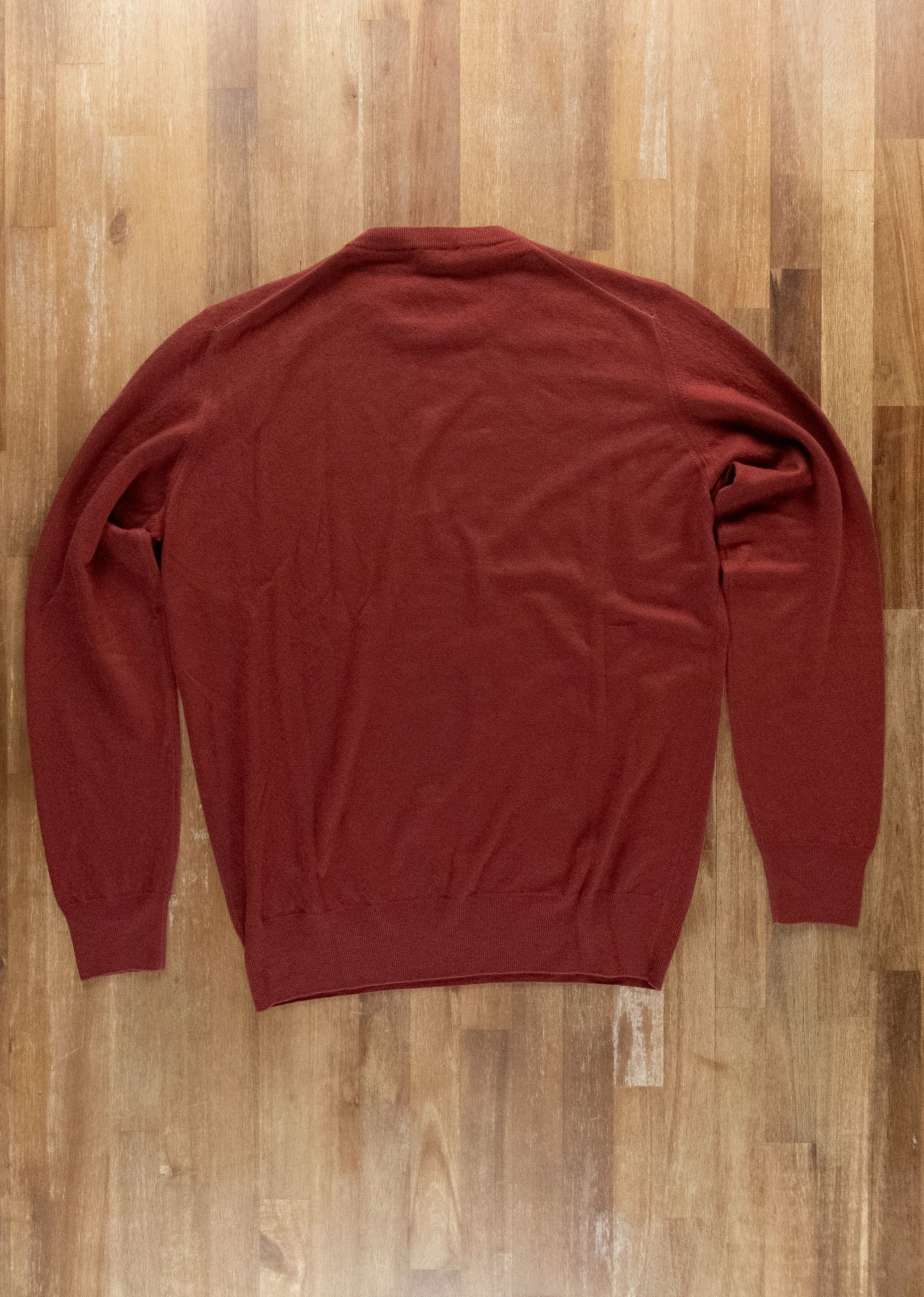 Loro Piana LORO PIANA brick red baby cashmere sweater Medium Size US M / EU 48-50 / 2 - 7 Thumbnail