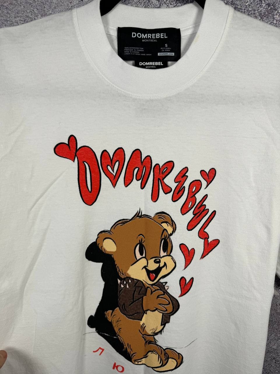 DOMREBEL Dom Rebel Montreal Graphic Print LOVE White T-Shirt Small Size US S / EU 44-46 / 1 - 5 Thumbnail