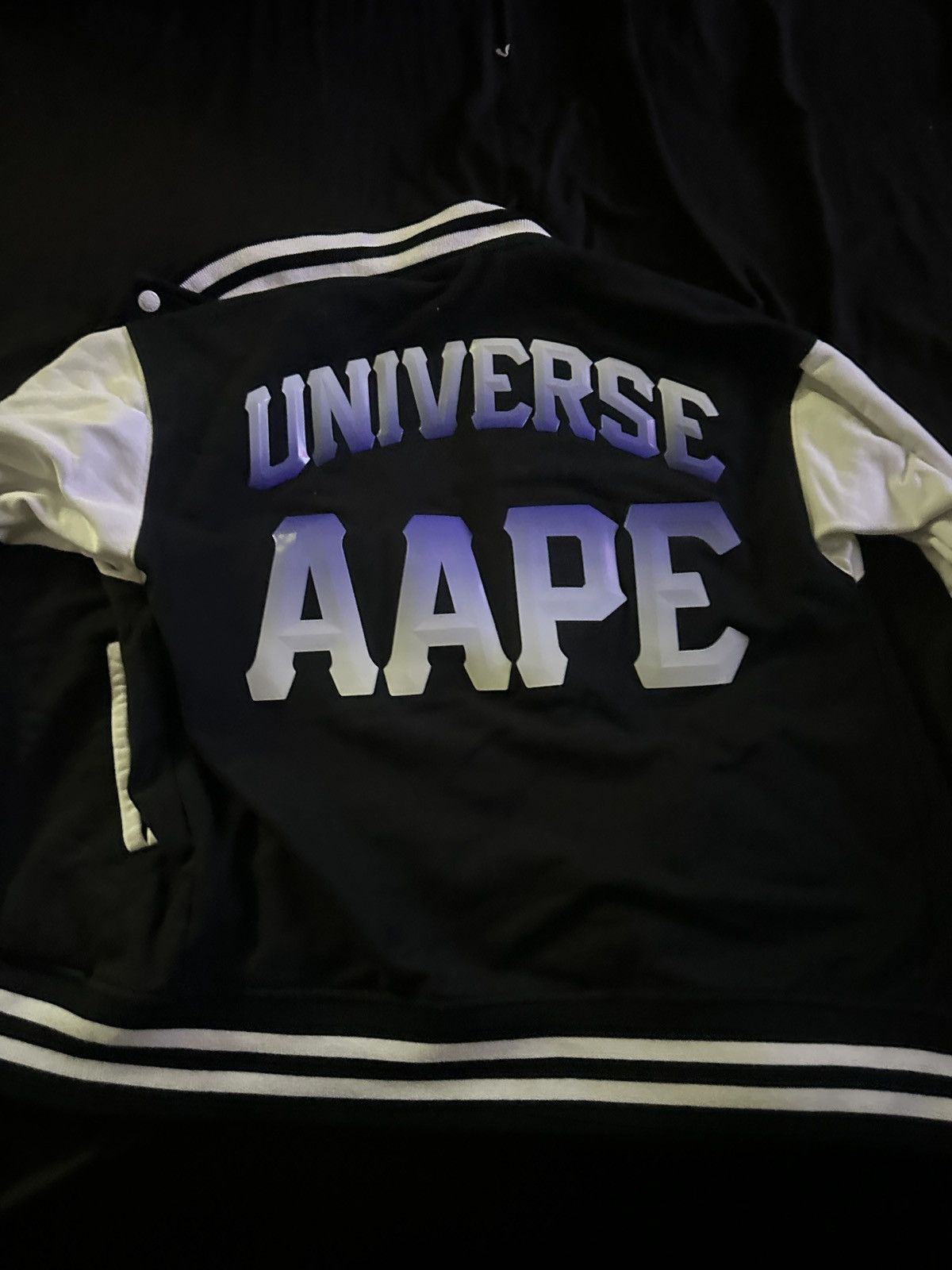 Aape × Bape Bape varsity jacket Size US M / EU 48-50 / 2 - 4 Thumbnail