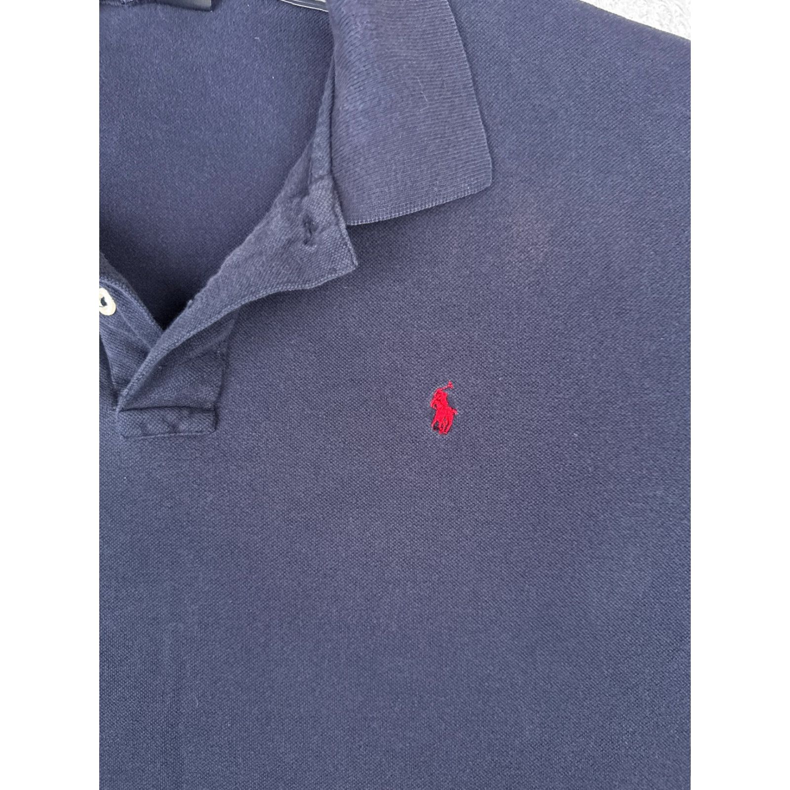 Ralph Lauren VINTAGE Ralph Lauren Polo Shirt 2XL Blue Short Sleeve 100% Cotton Golf 80s Mens Size US XXL / EU 58 / 5 - 6 Thumbnail