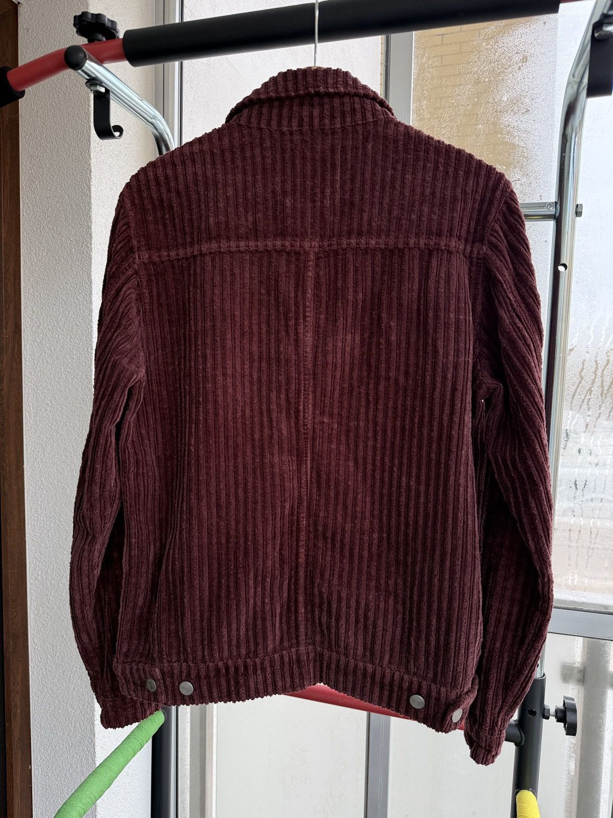 NN07 NN07 - Vincenzo Cotton-Corduroy Jacket - Men - Burgundy Size US S / EU 44-46 / 1 - 6 Thumbnail