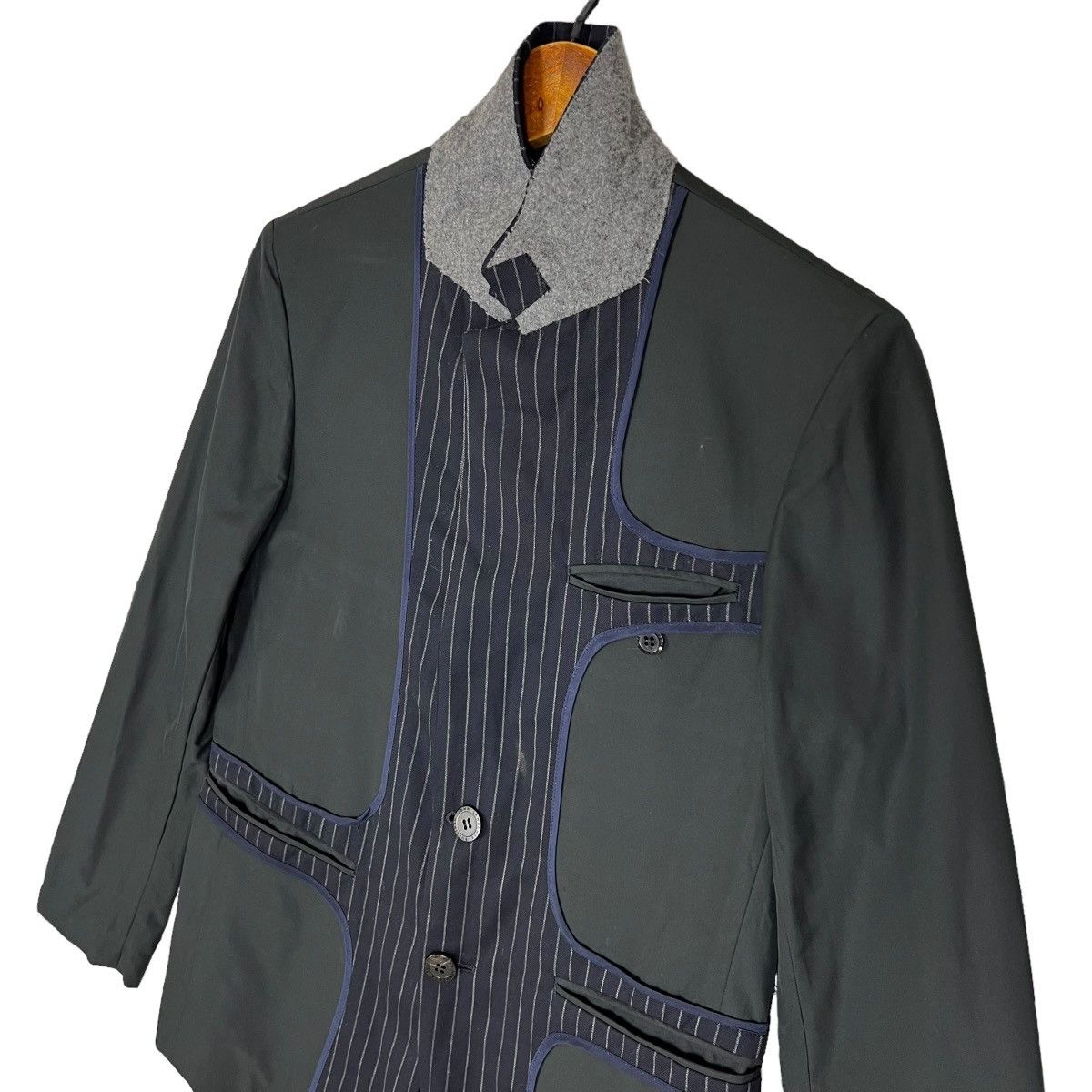 JOHN LAWRENCE SULLIVAN Inside Out Constructed Blazer Size US XXS / EU 40 - 3 Thumbnail