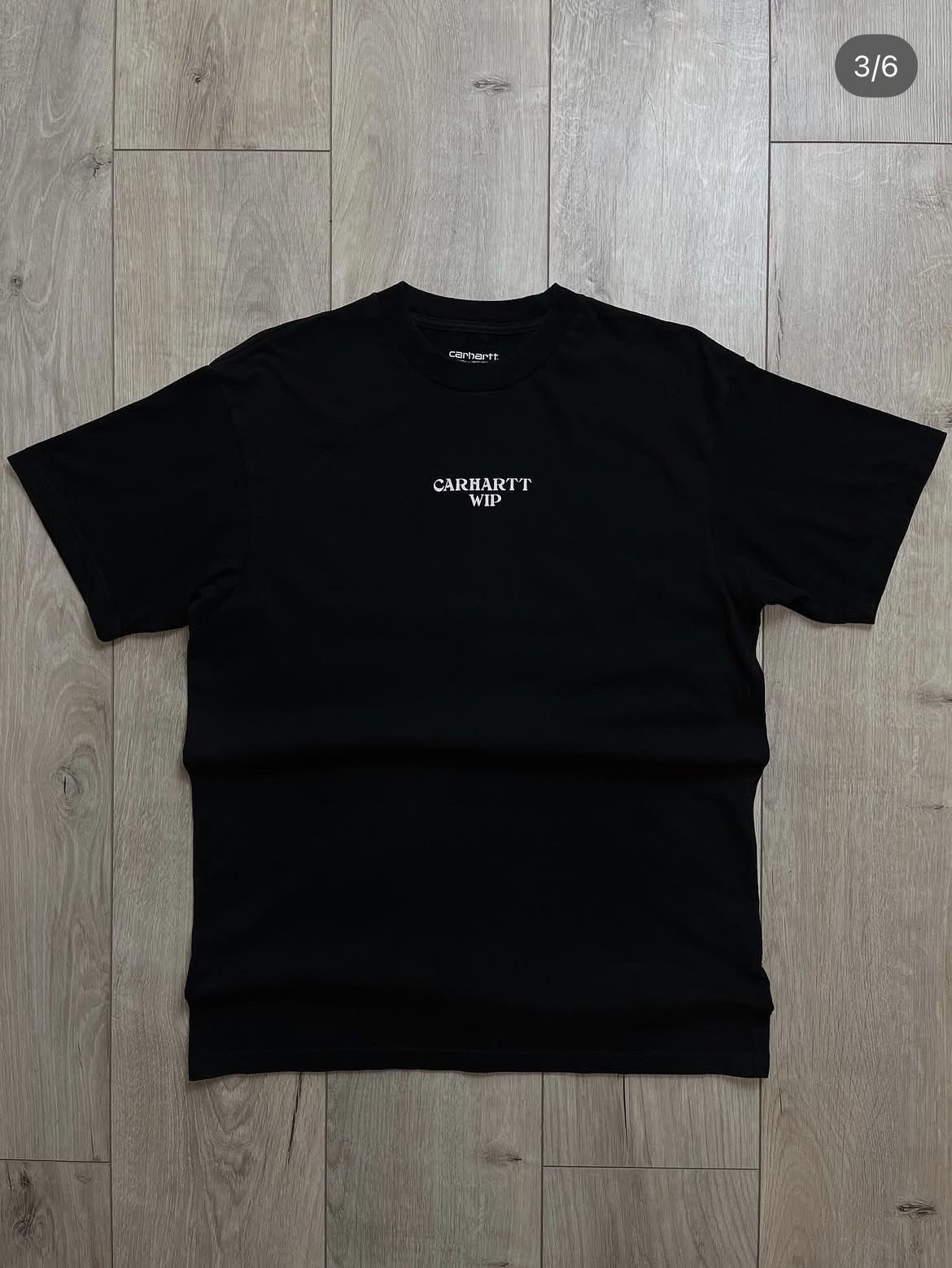 Carhartt Wip Carhartt WIP Big Logo Black T-Shirt Tee Size US S / EU 44-46 / 1 - 3 Thumbnail