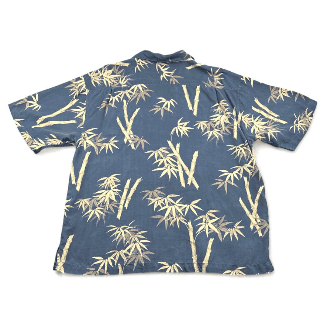 Hilo Hattie Hilo Hattie Hawaiian Shirt Adult LARGE Blue Silk Bamboo Graphic Tropical Pocket Shirt Men XS-XL? Size US L / EU 52-54 / 3 - 2 Thumbnail