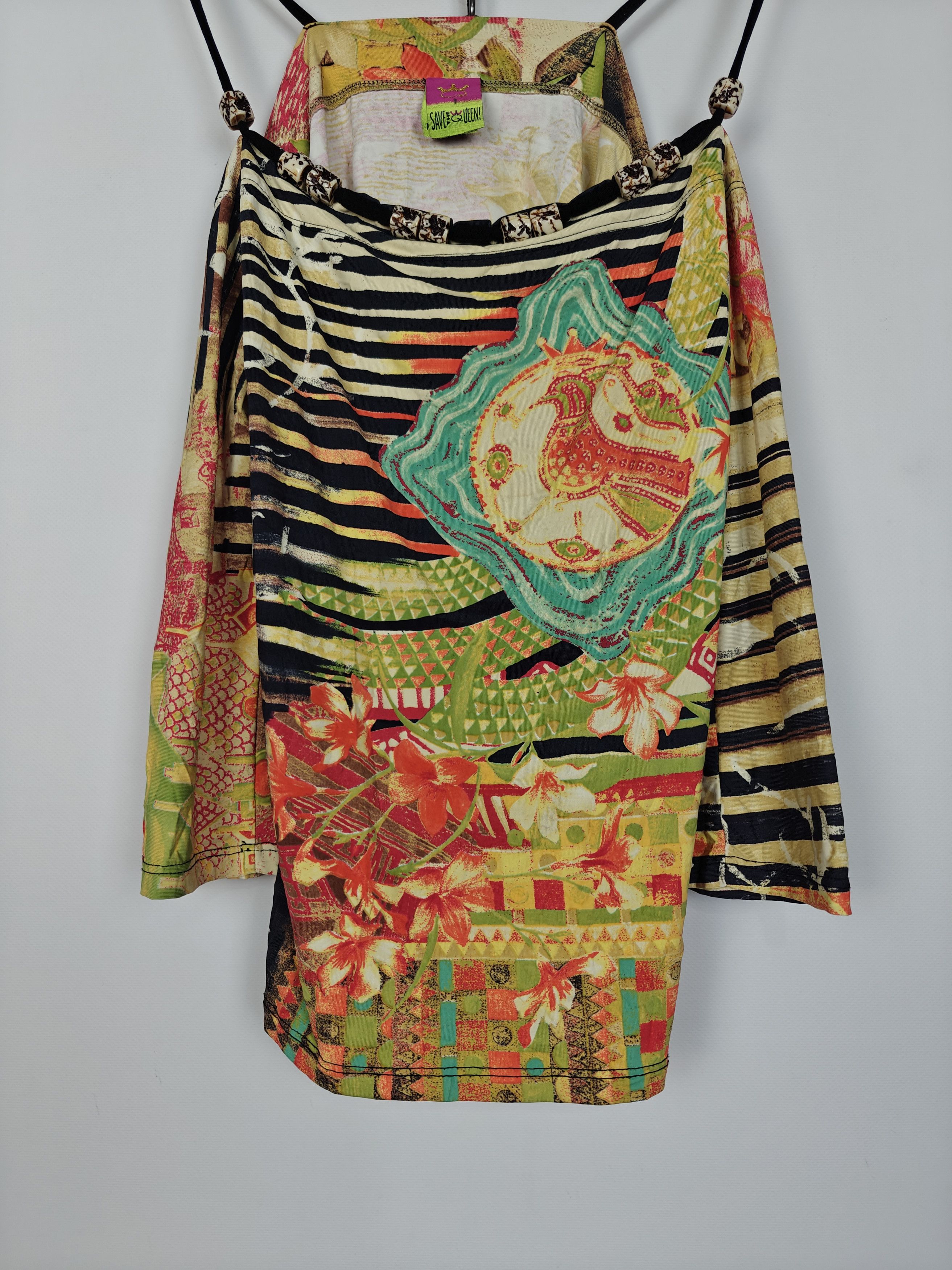 Other Save The Queen Multicolor Tunic Blouse size XL Size XL / US 12-14 / IT 48-50 - 3 Thumbnail