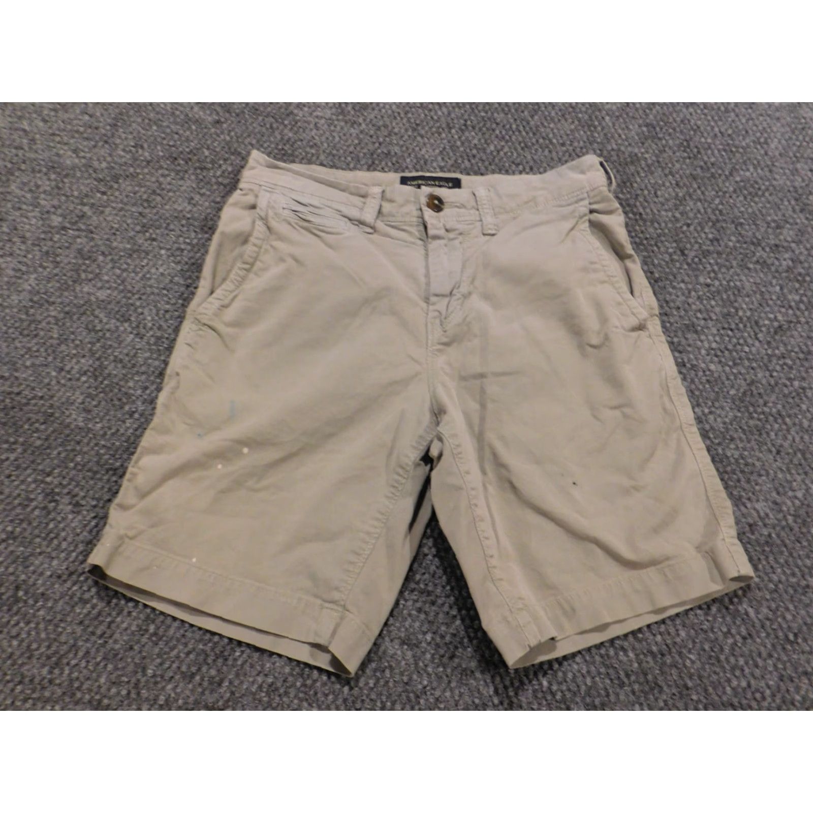 American Eagle Outfitters American Eagle Outfitters Mens Shorts 26 Beige Chino Slim Flat Front Knit Breathable Casual Logo Denim? Wait. Size US 26 / EU 42 - 2 Thumbnail