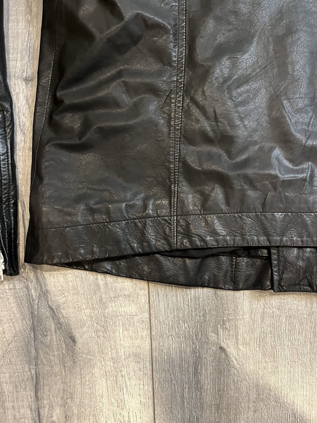 Rick Owens Rick Owen’s black calf leather jacket. Size 54 Size US L / EU 52-54 / 3 - 17 Thumbnail