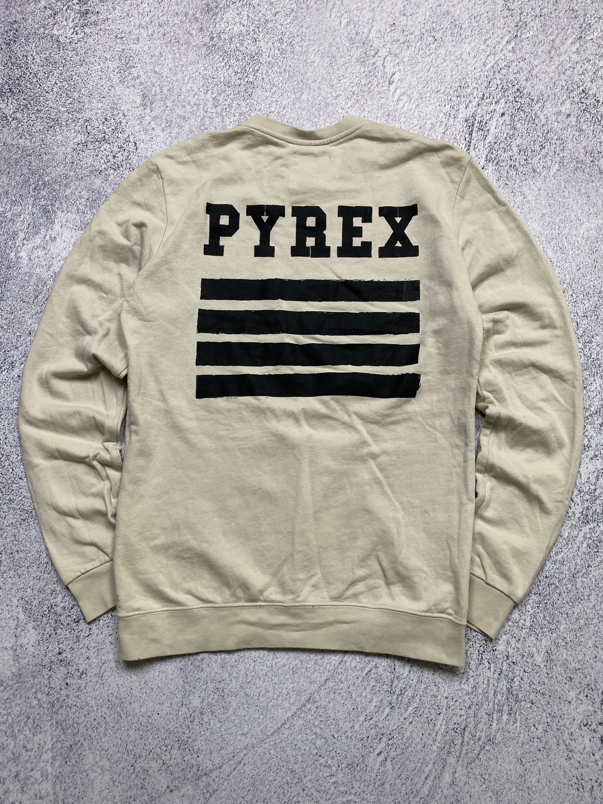 Pyrex Vision By Virgil Abloh Big Logo Sweatshirt Y2K