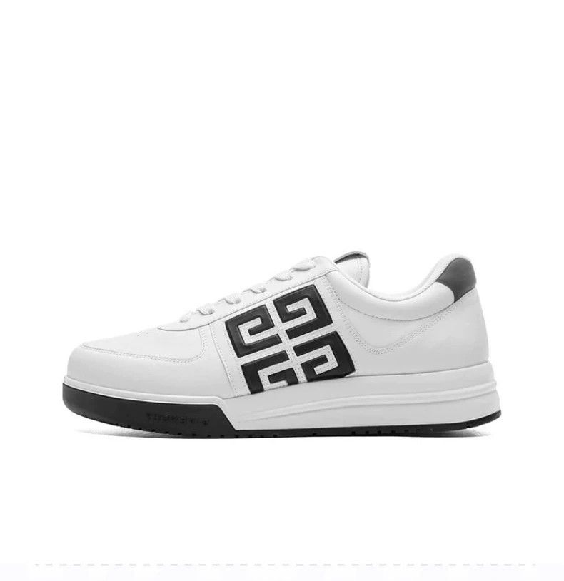 Givenchy Givenchy G4 Leather Low-Top Laced Fashion Sneakers, Men's Size US 10 / EU 43 - 7 Thumbnail