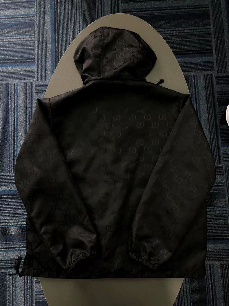Gucci Gucci Dark-patterned full-print hooded jacket 2504-Nextarro Size US XS / EU 42 / 0 - 2 Thumbnail