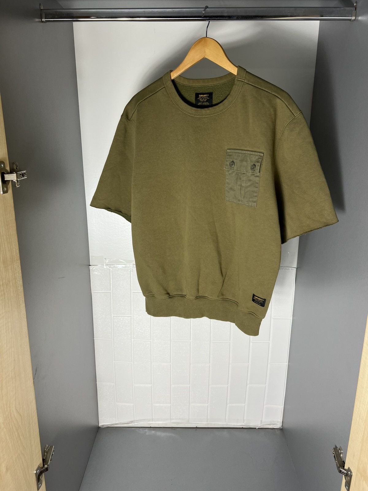 Carhartt Wip VINTAGE CARHARTT WIP MILITARY POCKET SWEAT DESIGNER Y2K 90s Size US M / EU 48-50 / 2 - 7 Thumbnail