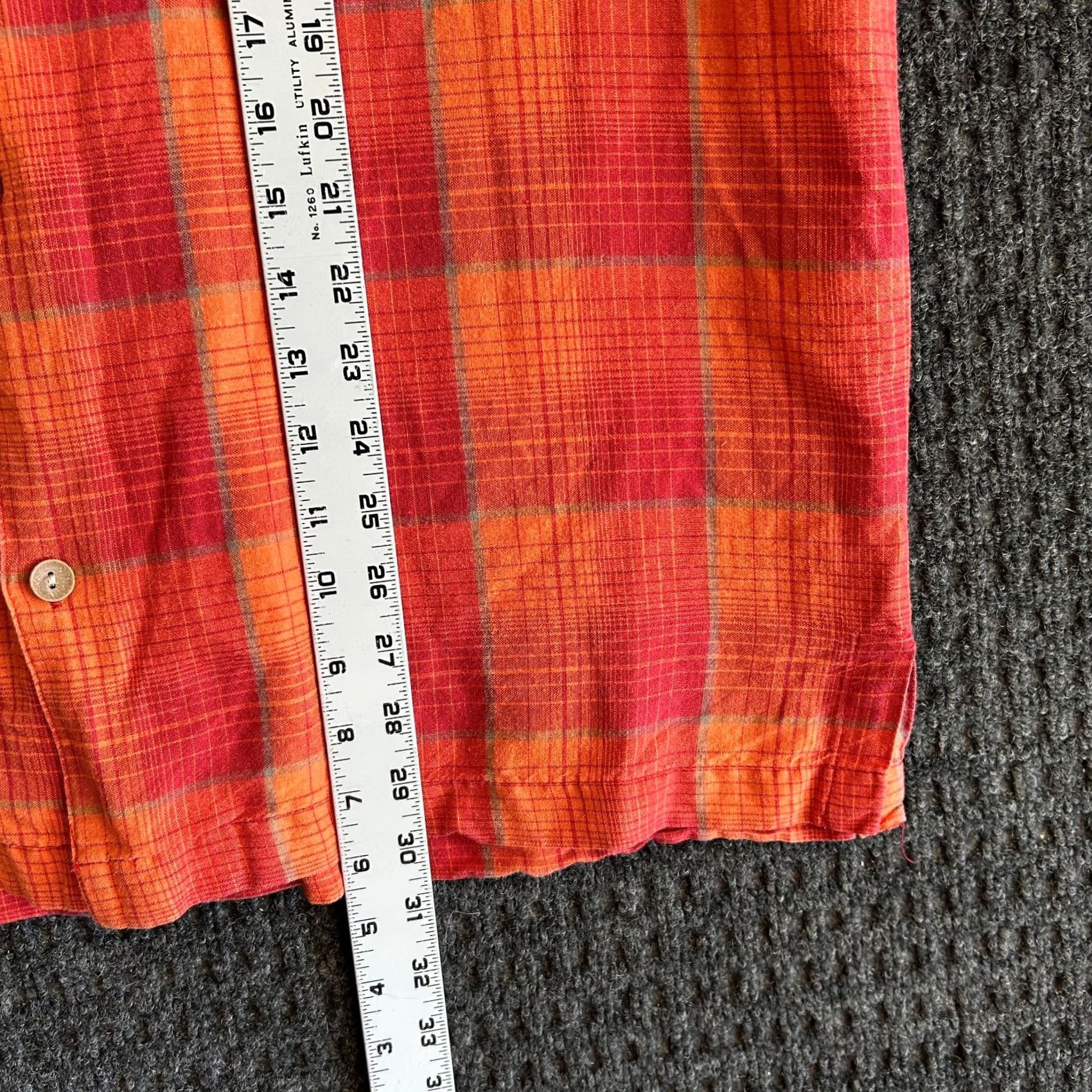Bugle Boy VINTAGE Bugle Boy Shirt Plaid Button-Down Short Sleeve L Red 90s Mens Regular Size US L / EU 52-54 / 3 - 7 Thumbnail