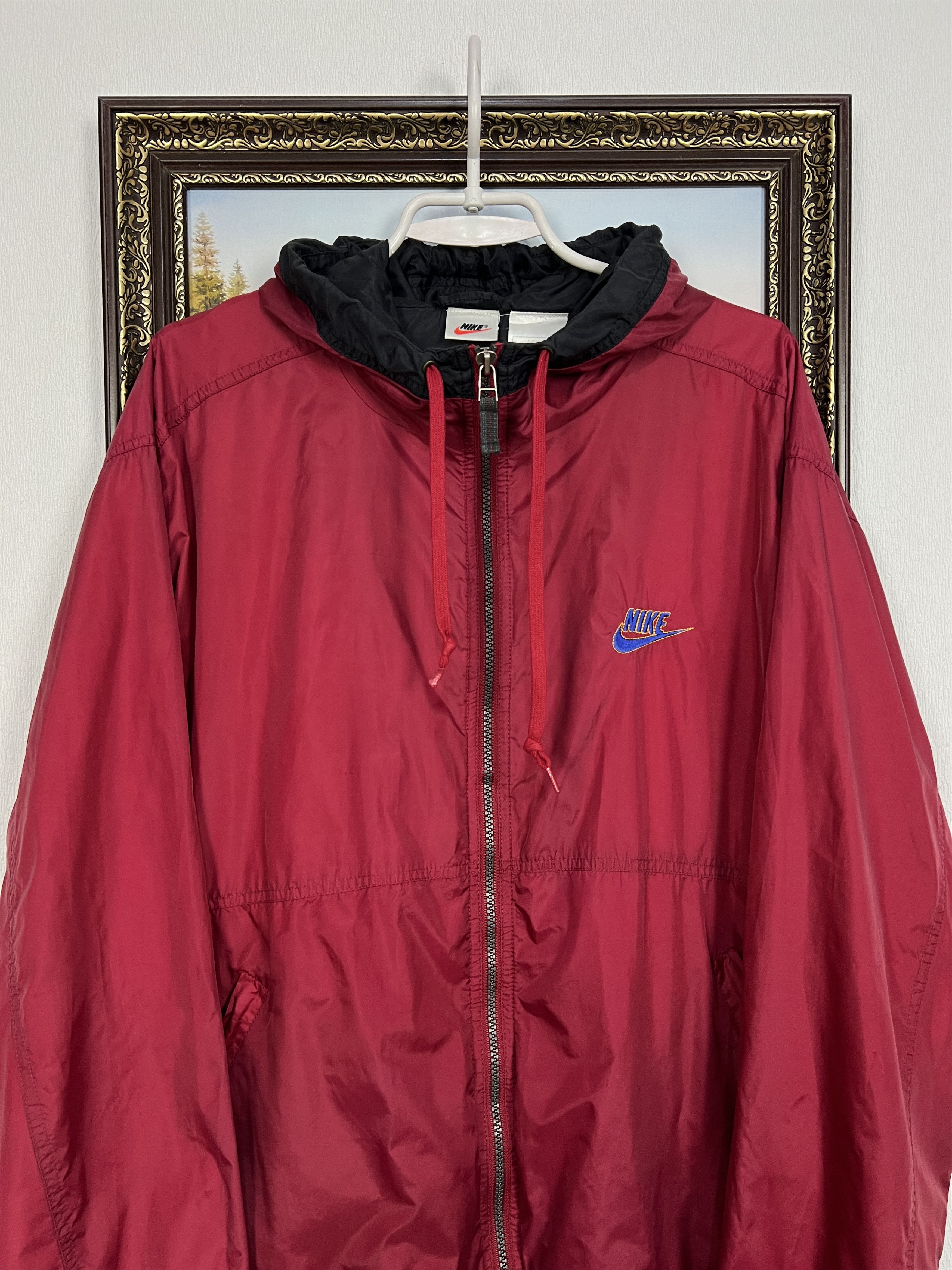 Nike Vintage 90's Nike Jacket Hooded Track Top Swoosh Zip Size US M / EU 48-50 / 2 - 5 Thumbnail