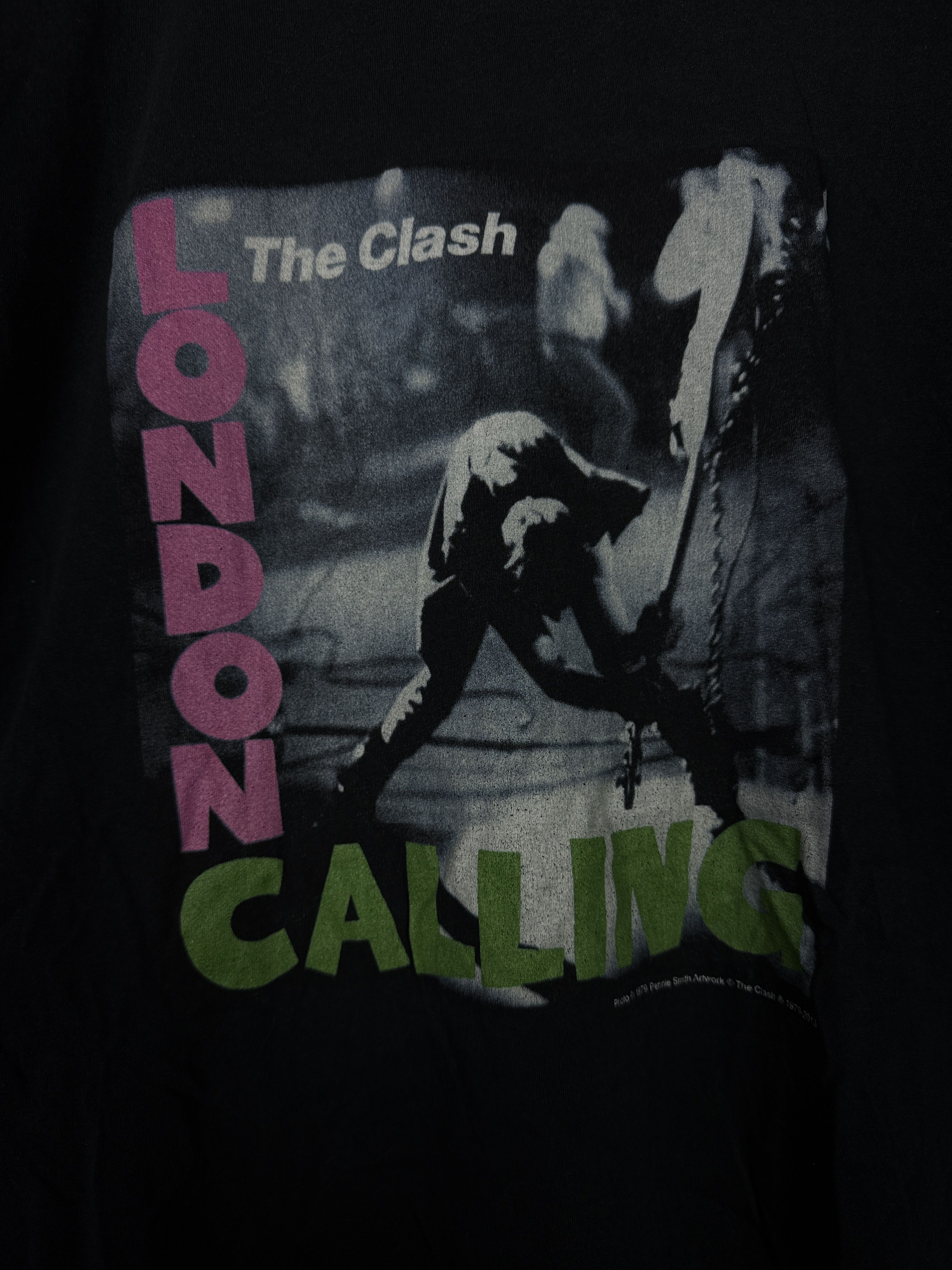 Band Tees The Clash London Calling concert t-shirt cotton Gildan big Size US XXL / EU 58 / 5 - 2 Thumbnail