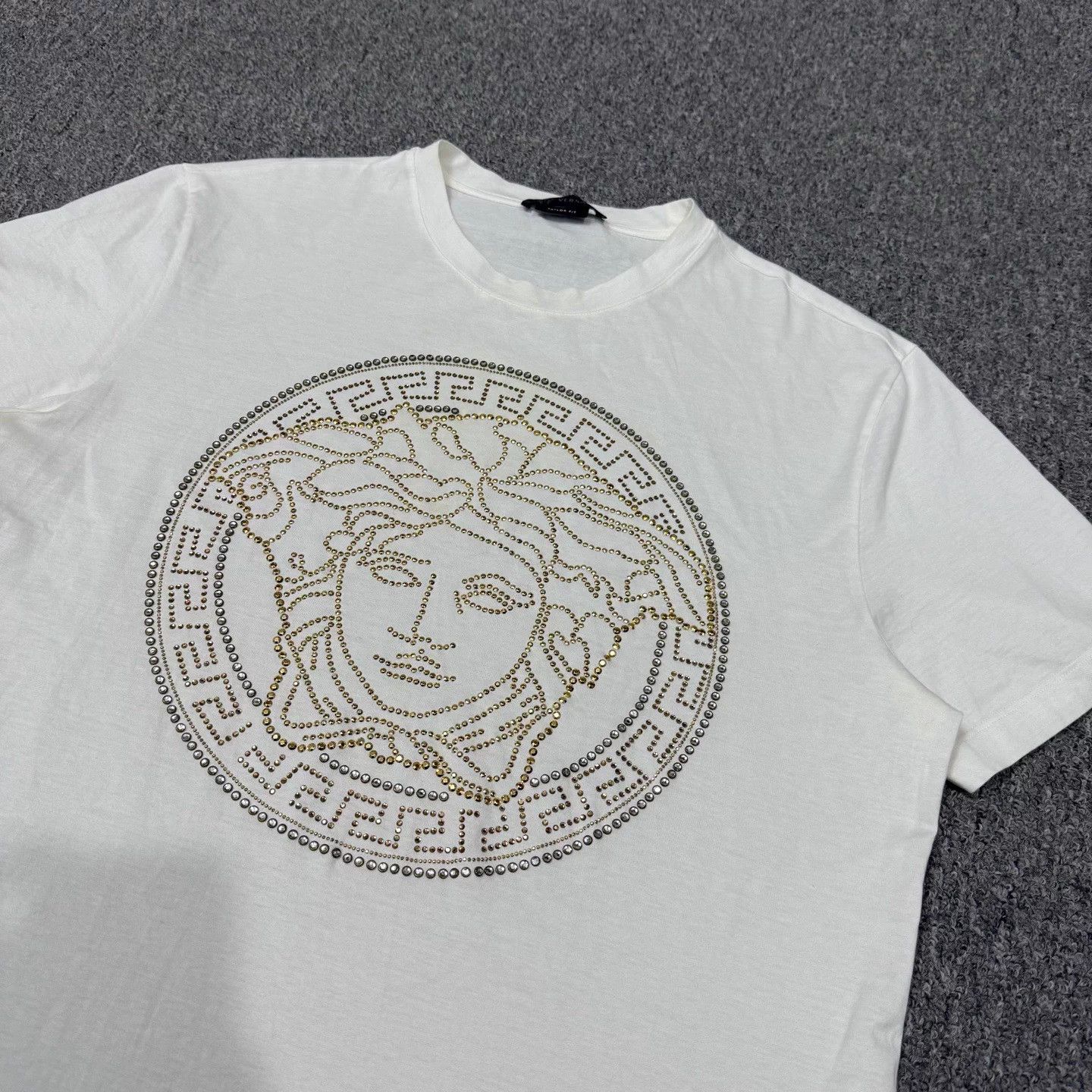 Versace 19337898 Versace White Medusa s/s Tee L 99 New Size L / US 10 / IT 46 - 3 Thumbnail