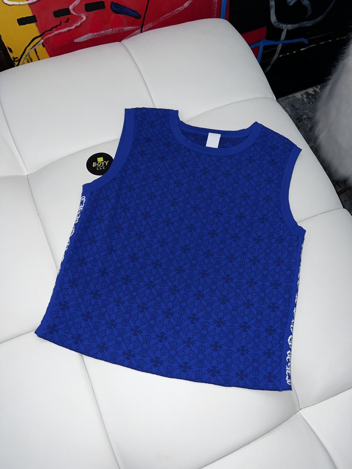 Chrome Hearts Chrome hearts cross logo sleeveless shirt Size S / US 4 / IT 40 - 1 Thumbnail