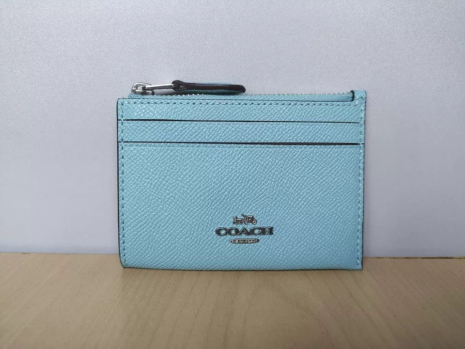 Coach Coach Women's Cross grain Leather Key Ring Pouch T-0011 Size ONE SIZE - 2 Thumbnail