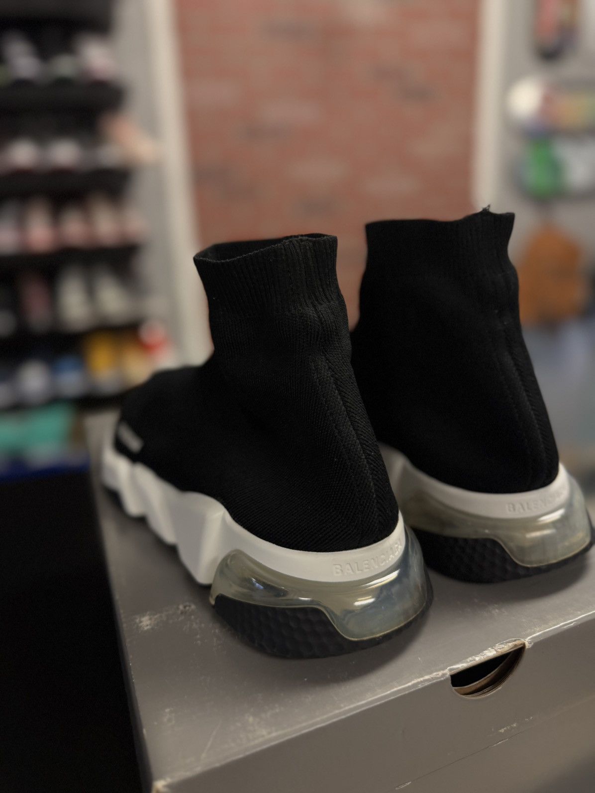 Balenciaga Balenciaga High Top Mesh Speed Sock Runner 45EU/12US Size US 12 / EU 45 - 6 Thumbnail