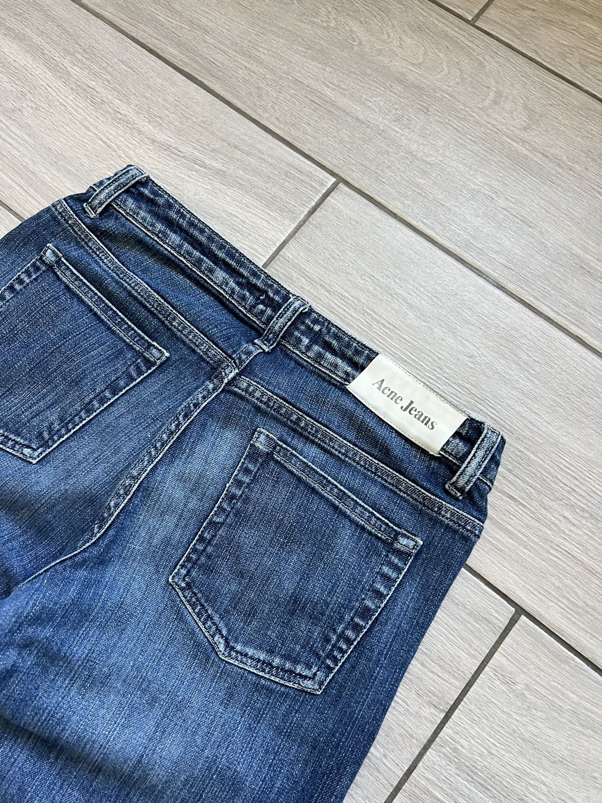 Acne Studios Acne Studio Distressed Denim Blue Pants Size US 29 - 3 Thumbnail