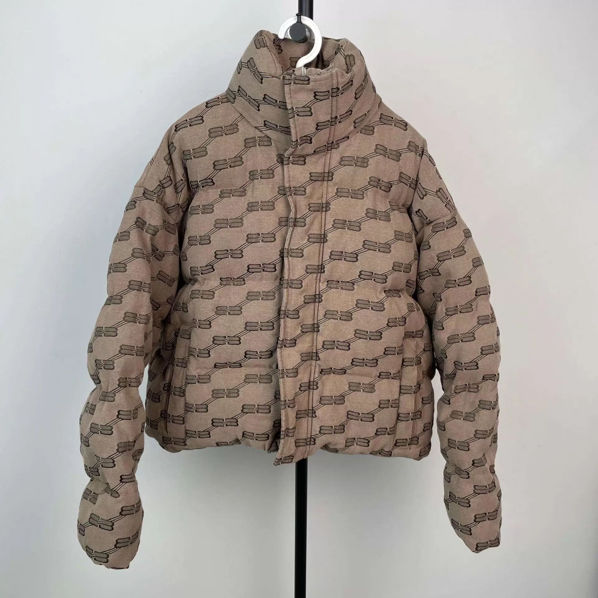 Balenciaga camel down jacket 36