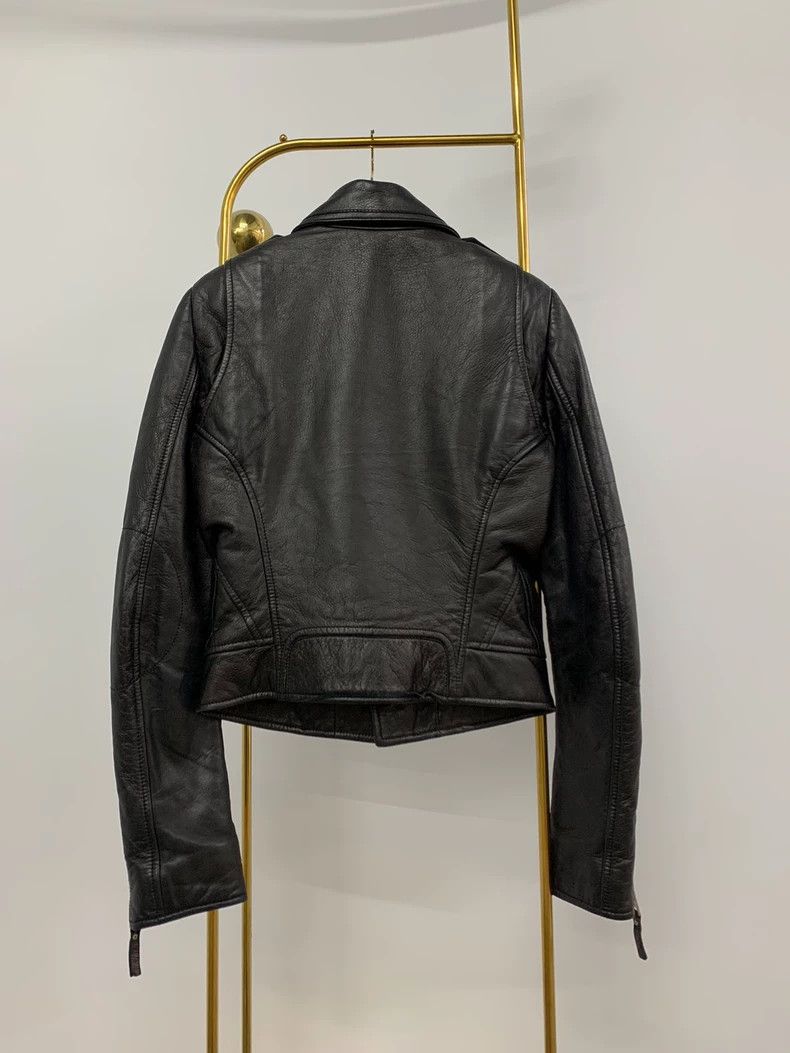 Balenciaga Balenciaga size 38 Black Biker Leather Jacket Size M / US 6-8 / IT 42-44 - 3 Thumbnail