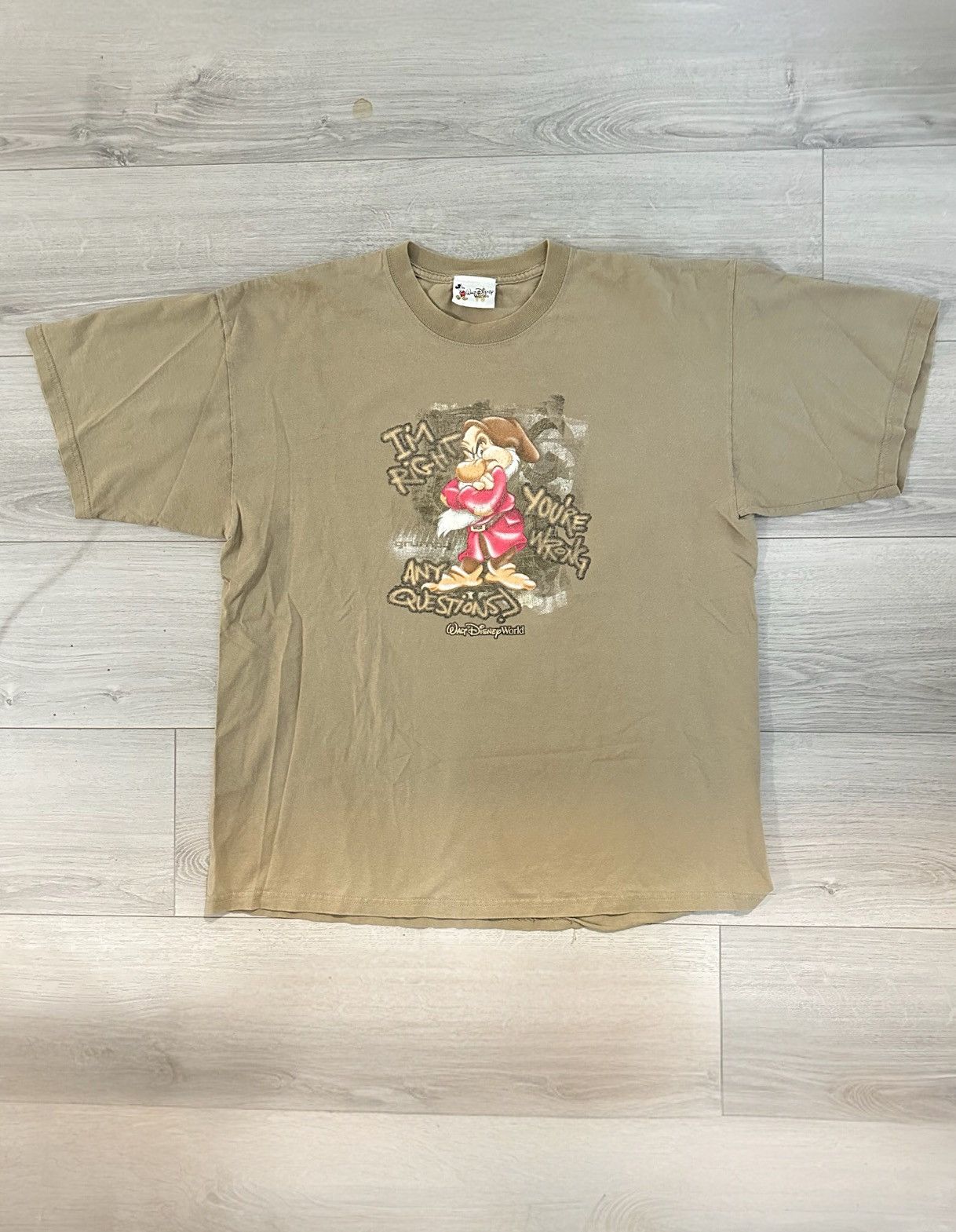 Disney Late 90s Disney World Snow White Grumpy Graphic Tee Size US L / EU 52-54 / 3 - 2 Thumbnail