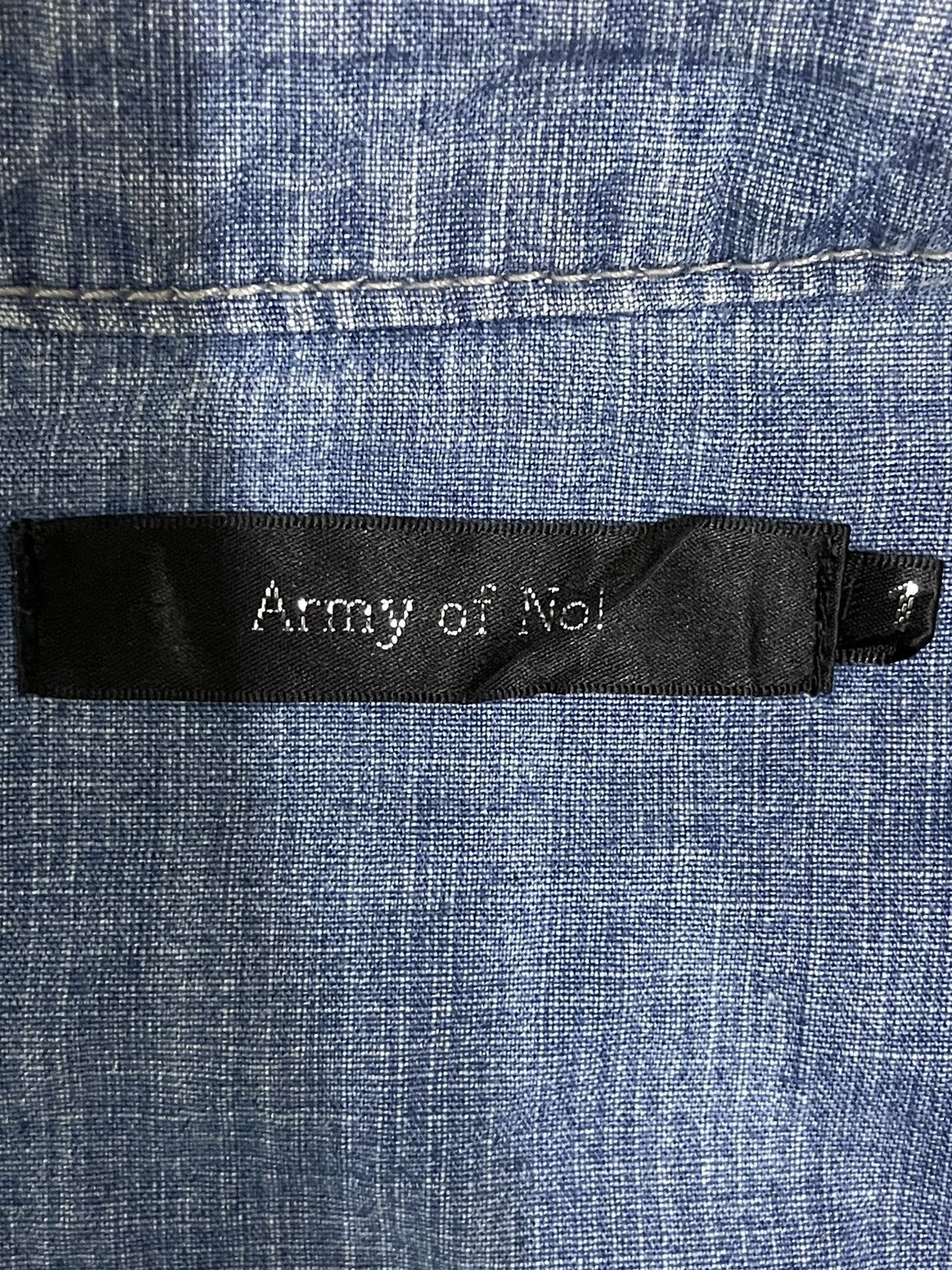 Japanese Brand Japanese Brand Skull Patches Ripped Denim Western Shirt Size S / US 4 / IT 40 - 16 Thumbnail