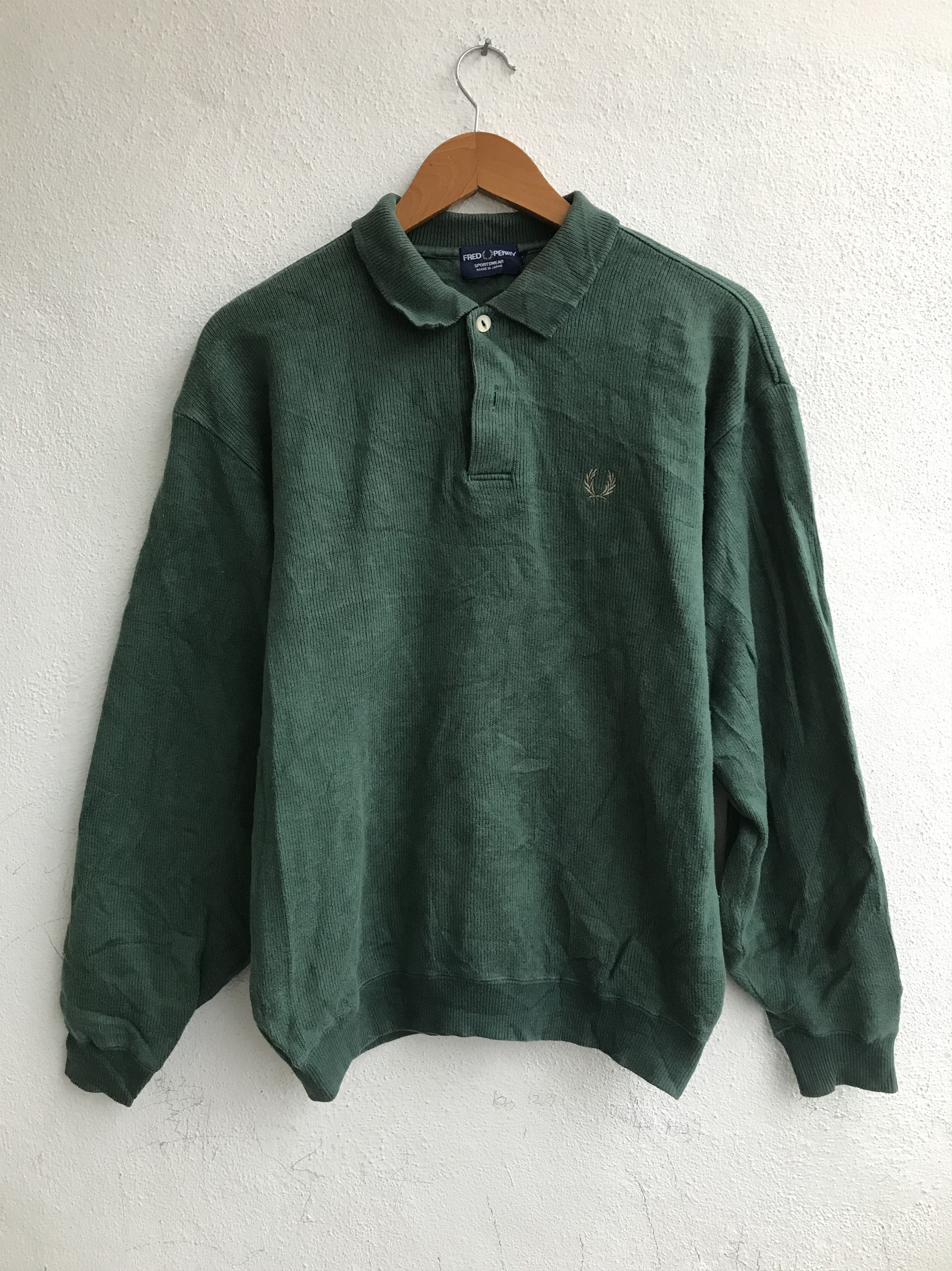 Fred Perry Vtg 90s Fred Perry sweatshirt made in japan Size US M / EU 48-50 / 2 - 1 Thumbnail