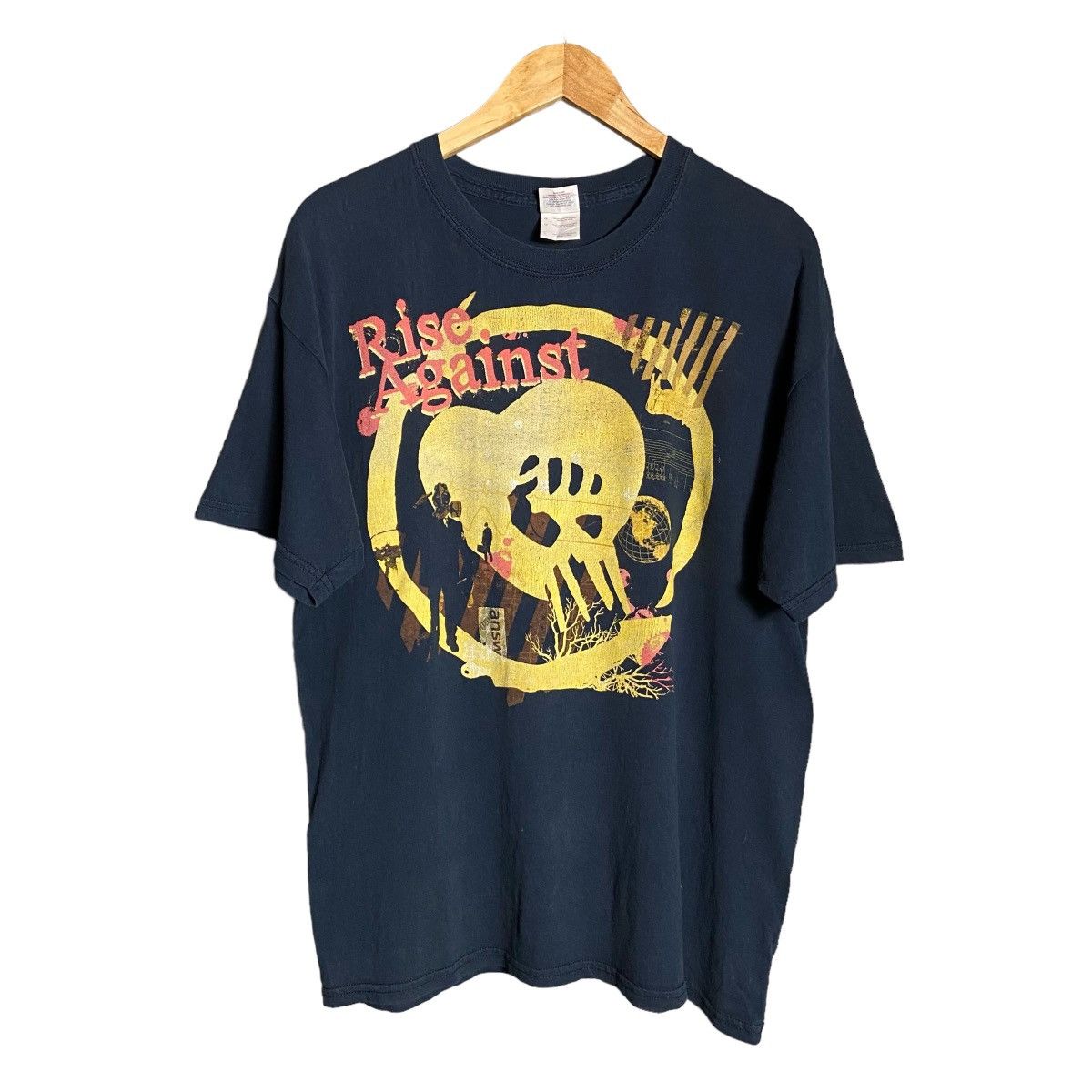 Band Tees × Vintage Vintage Y2K Rise Against Band Tee Size US L / EU 52-54 / 3 - 2 Thumbnail