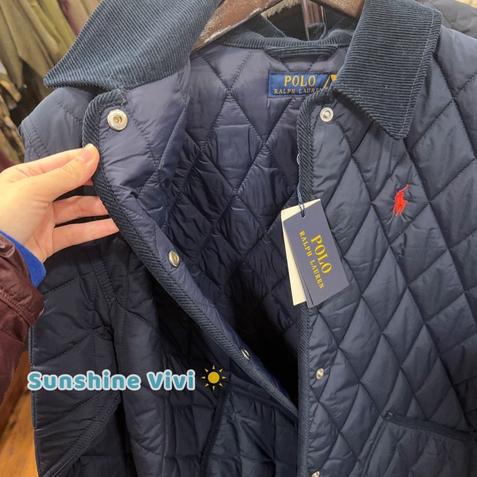 Lauren Ralph Lauren NWT Ralph Lauren Polo Women's Quilted Barn Jacket Navy large Size L / US 10 / IT 46 - 5 Thumbnail
