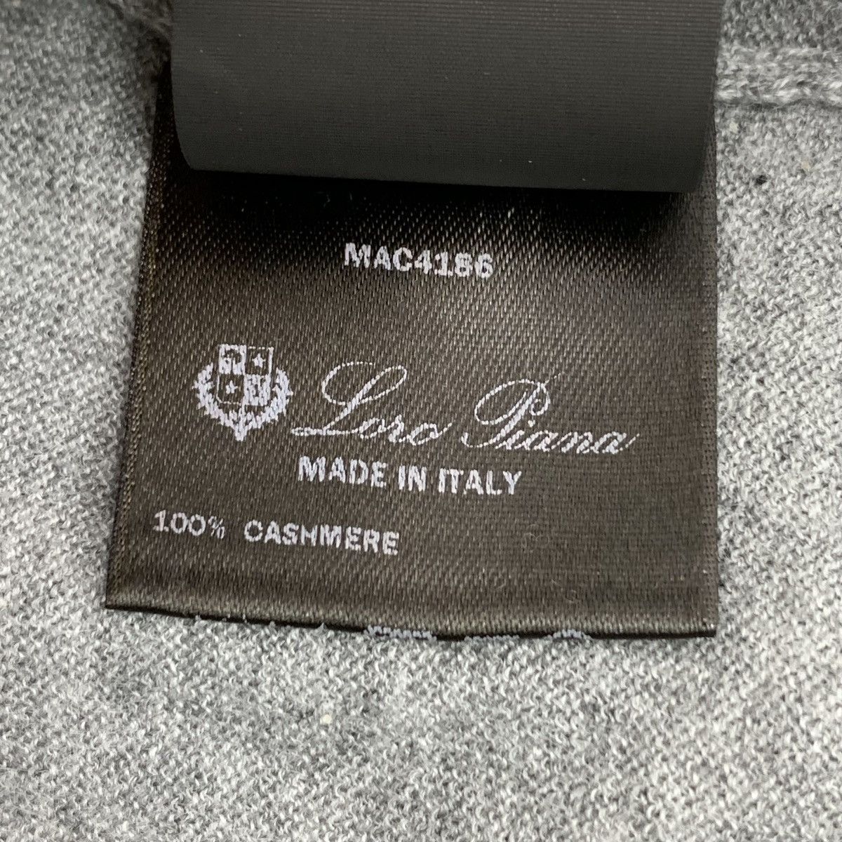 Loro Piana Loro Piana Gray Cashmere Crew Neck Long Sleeve Sweatshirt Size M / US 6-8 / IT 42-44 - 7 Thumbnail