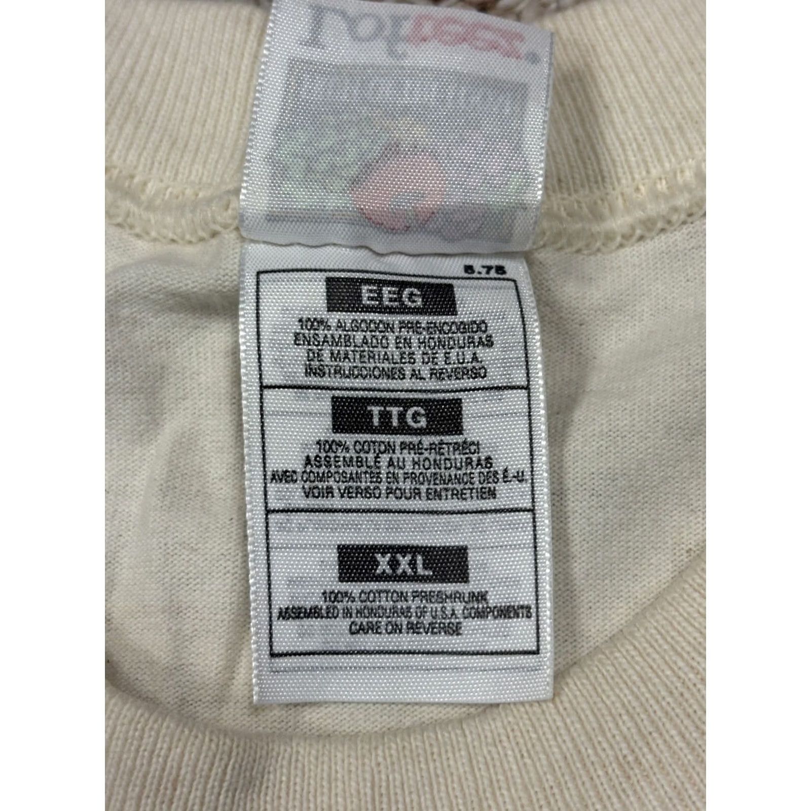 Fruit Of The Loom VINTAGE Fruit of the Loom Bessie Coleman Shirt Beige Aviation XXL Short Sleeve Graphic Tee Cotton Hippy Men/Women Size US XXL / EU 58 / 5 - 7 Thumbnail