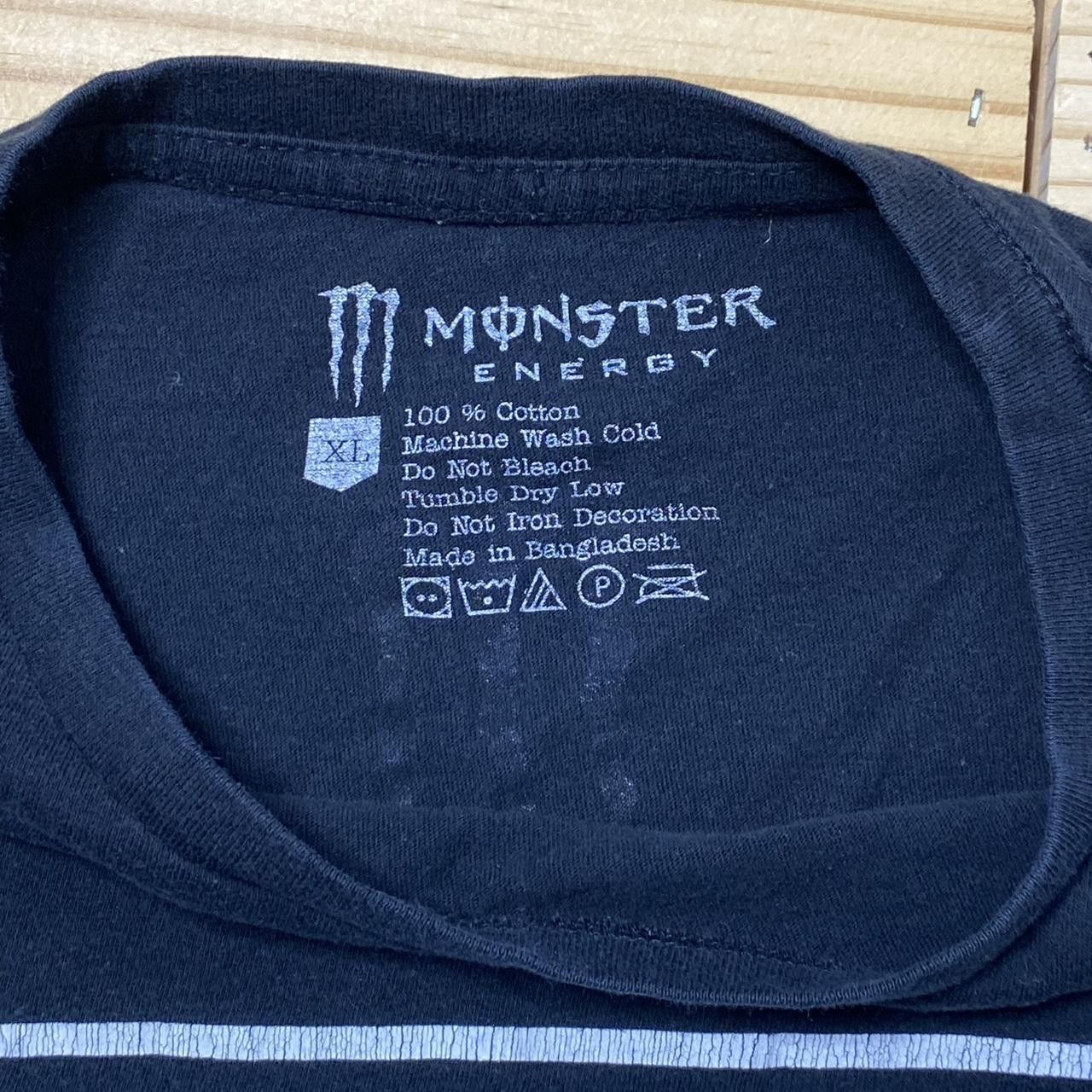 Other Monster Energy Black Y2K Energy Drink Promo Tee Size XL Size US XL / EU 56 / 4 - 3 Thumbnail