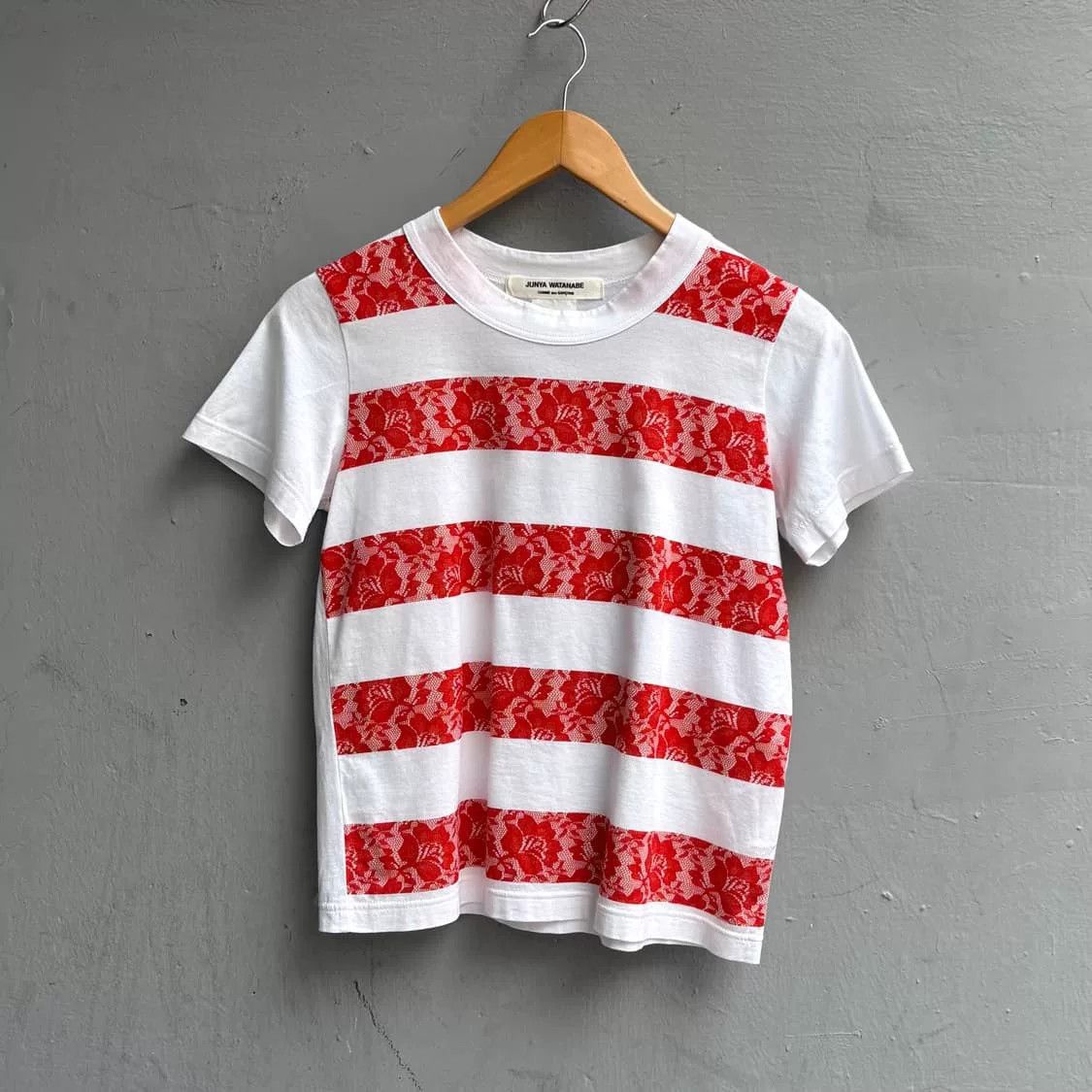 Rei Kawakubo Comme des Garçons Lace Short-Sleeve Top Size M / US 6-8 / IT 42-44 - 1 Thumbnail