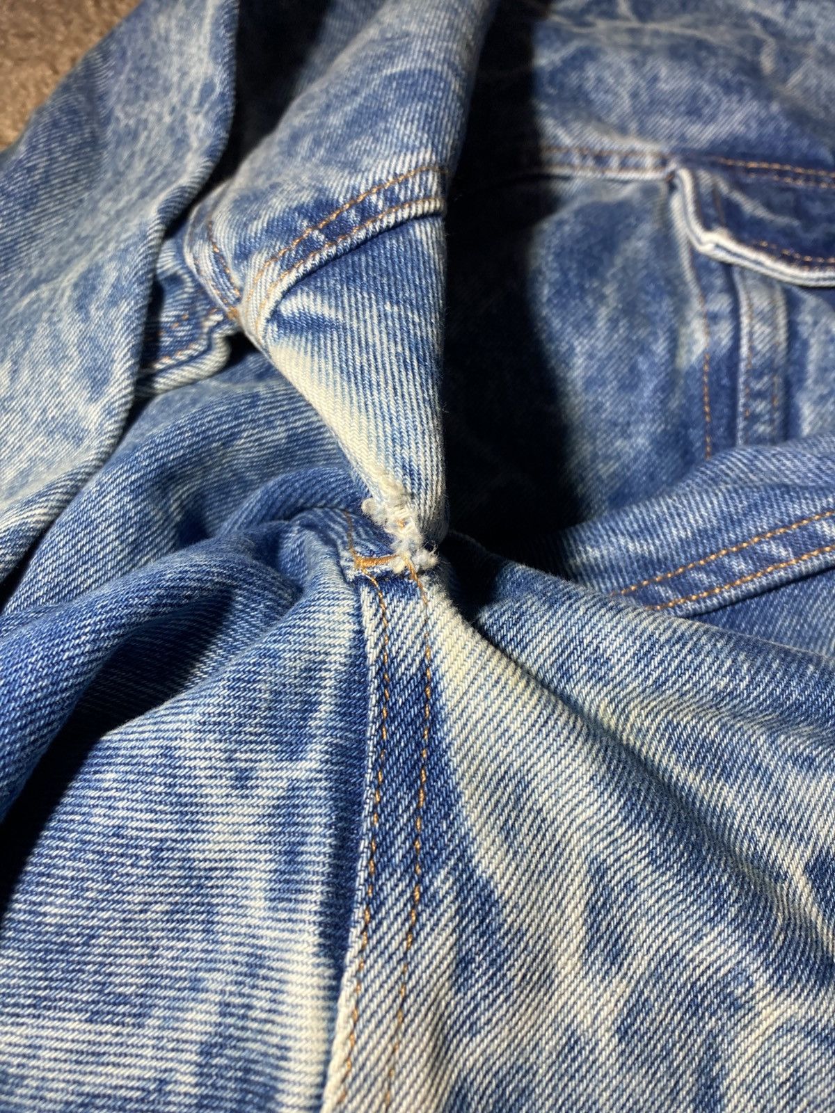 Martine Rose SS21 Martine Rose Acid Wash Conjoined Denim Jacket Twin 2021 Size US S / EU 44-46 / 1 - 7 Thumbnail